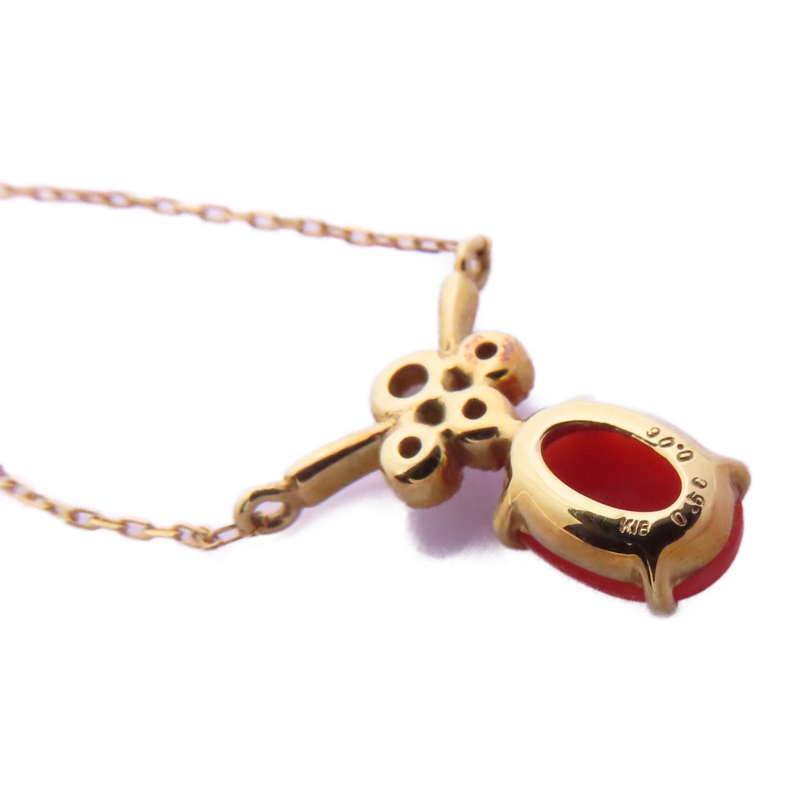 JEWELRY 18K金/紅珊瑚石Necklace項鍊