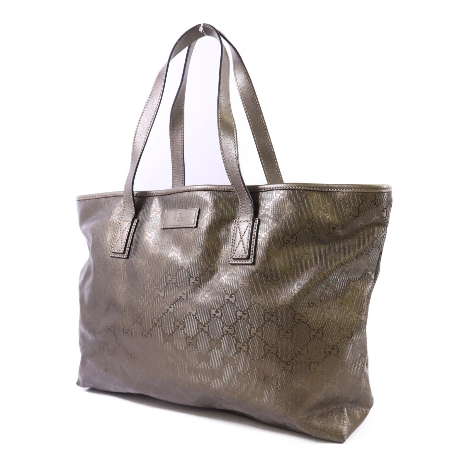 GUCCI 塗層帆布Shoulder Tote肩背袋/手挽袋