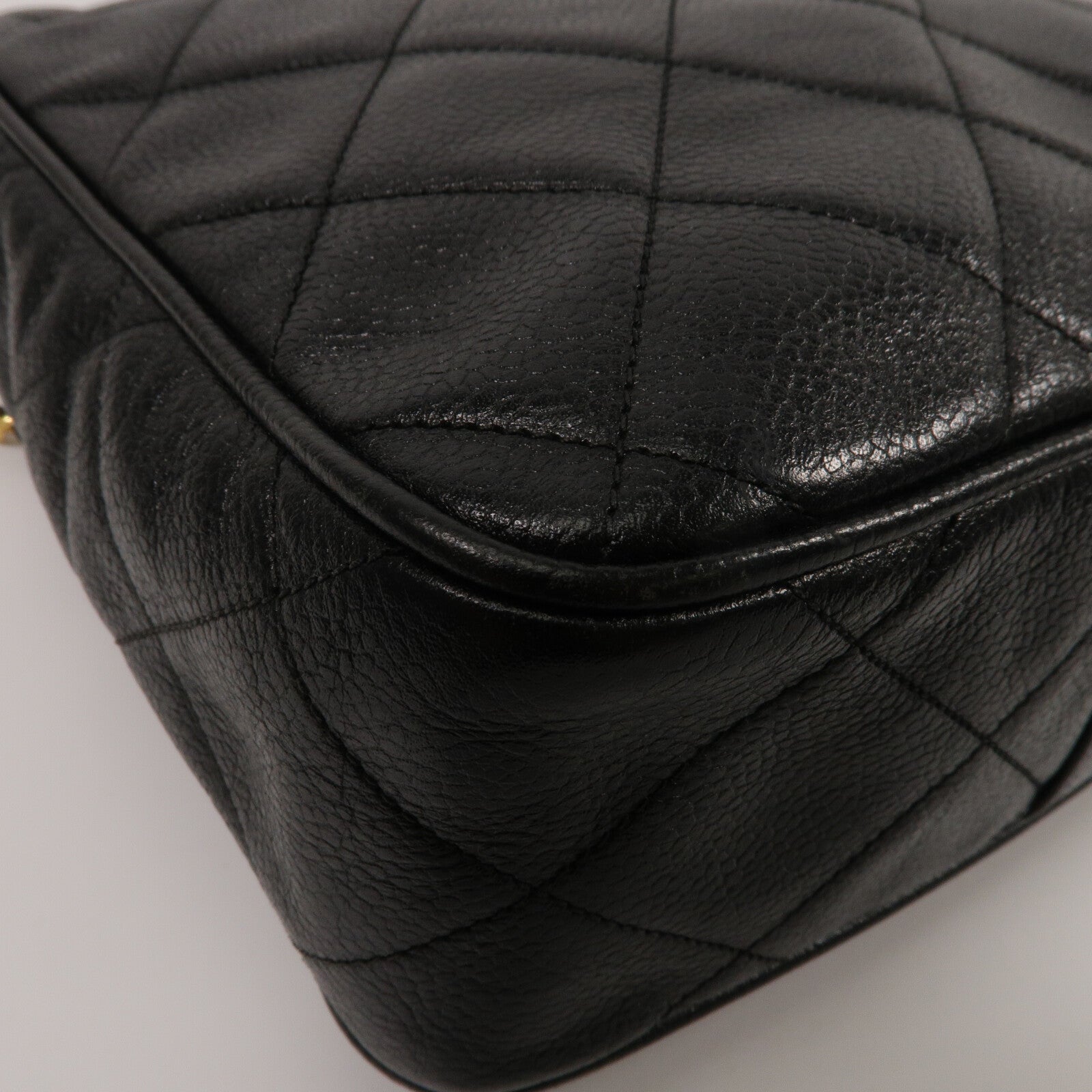 CHANEL 牛皮皮革Vintage Chain Shoulder鏈帶肩背袋