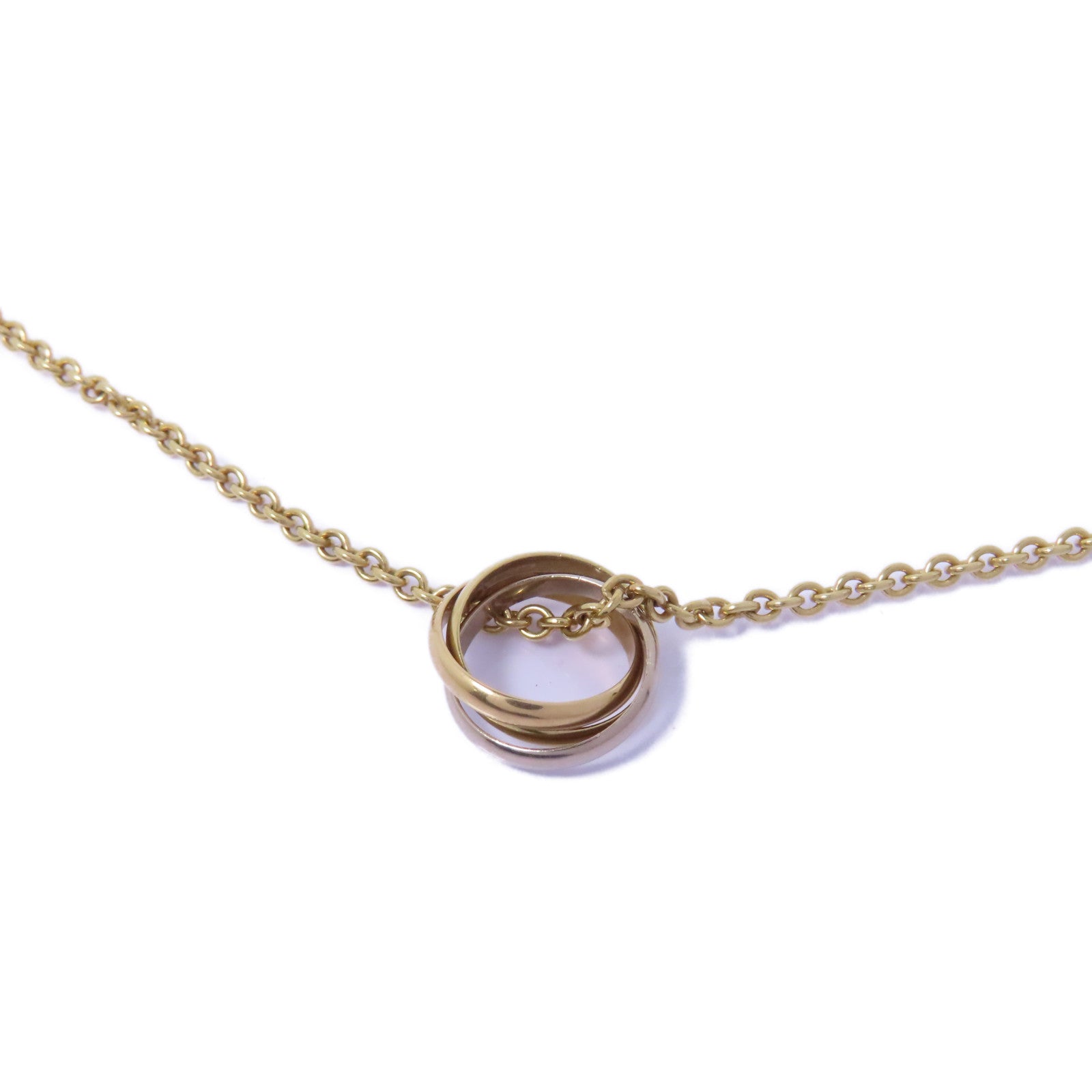 CARTIER 【激減優惠】18K黄金/玫瑰金/白金Trinity Necklace項鍊