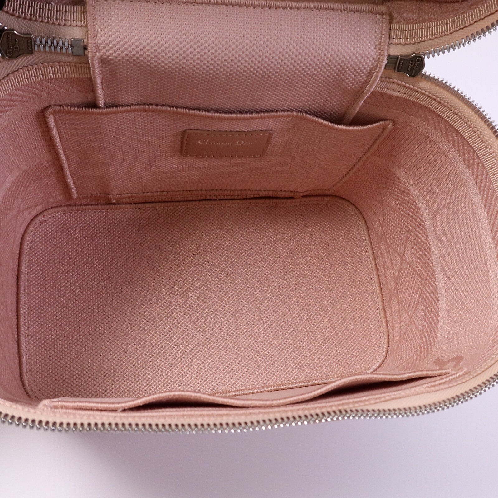 Dior 帆布Vanity case手挽袋