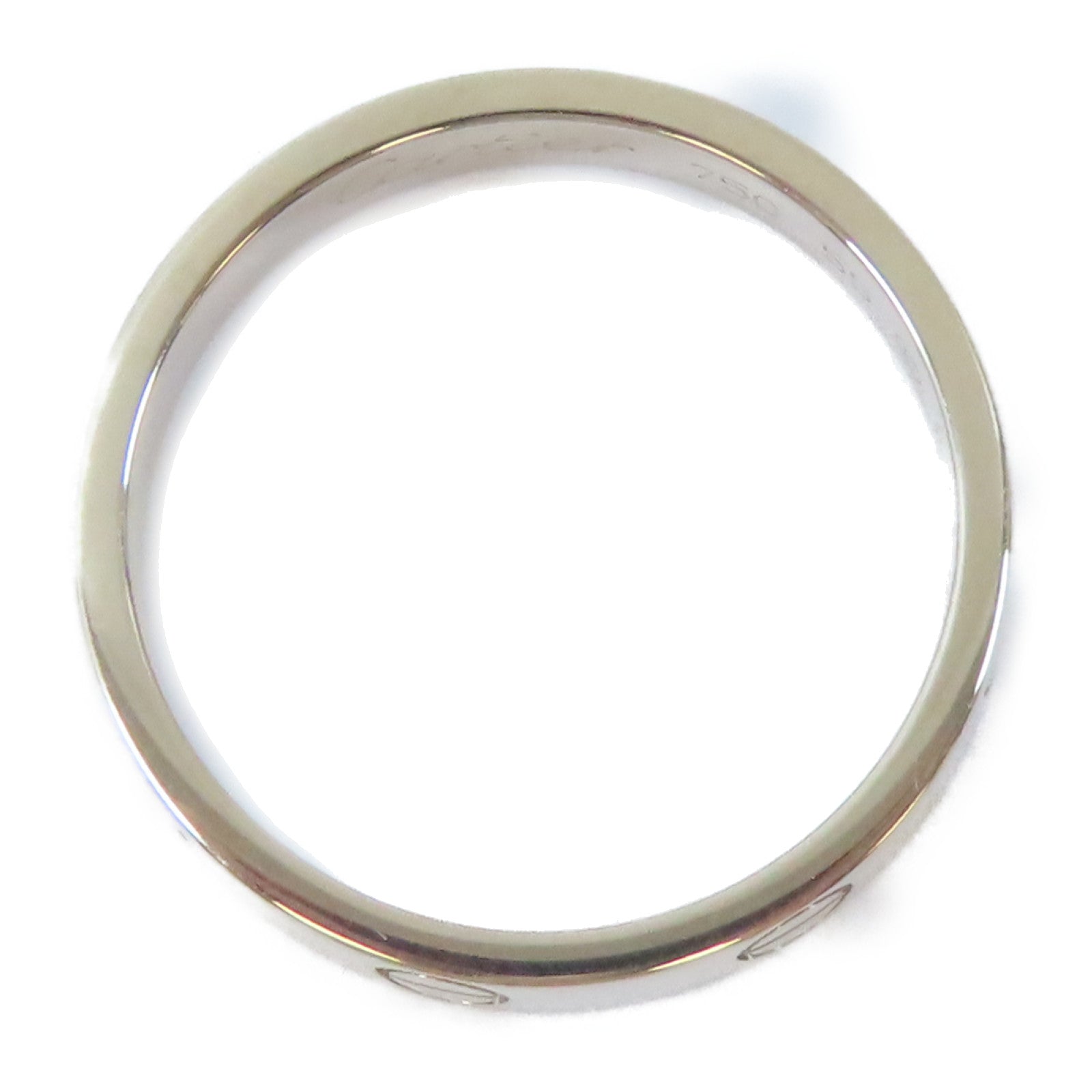 CARTIER 18K白金Mini Love Ring戒指Cartier#55/US#7