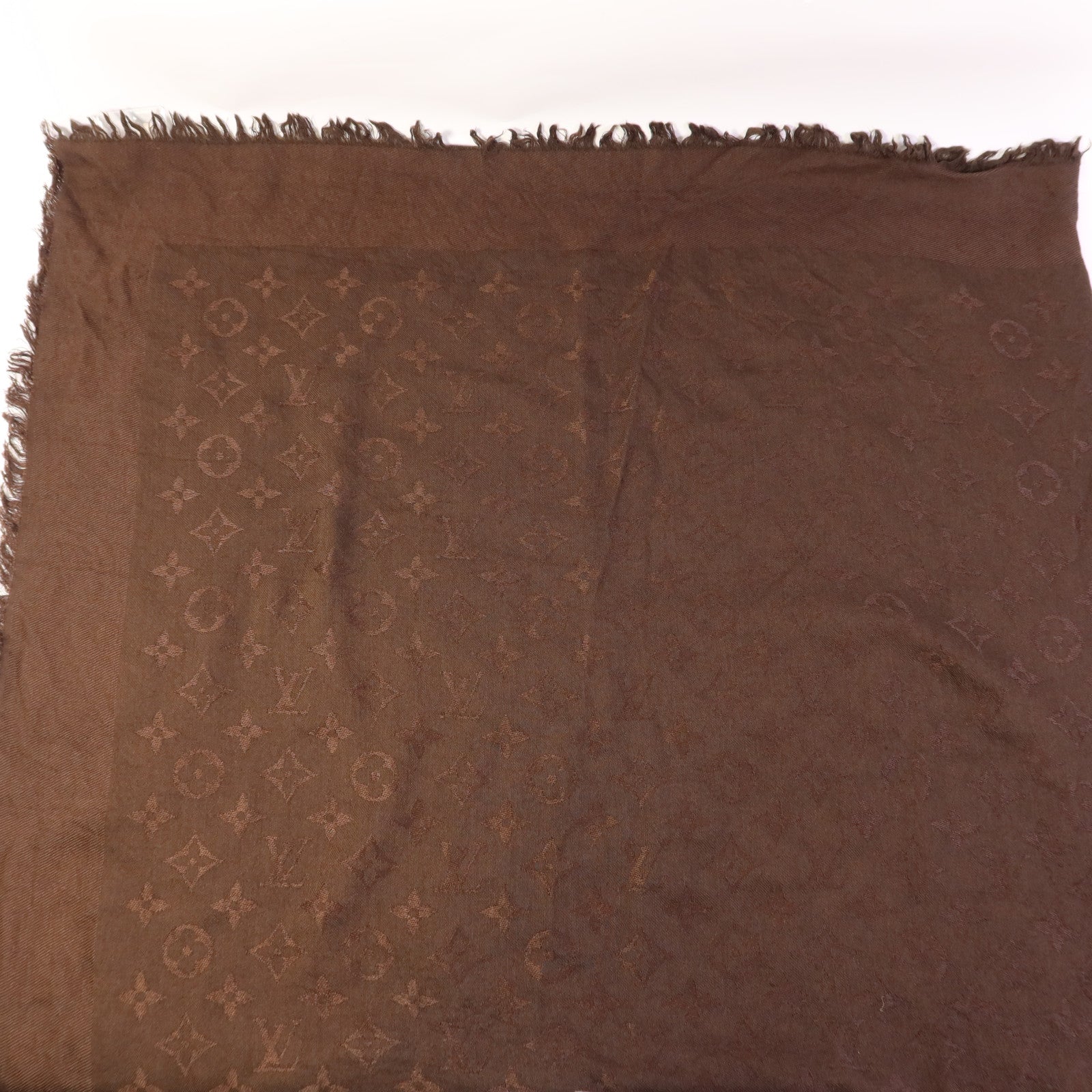 LOUIS VUITTON 絲質/羊毛Scarf頸巾