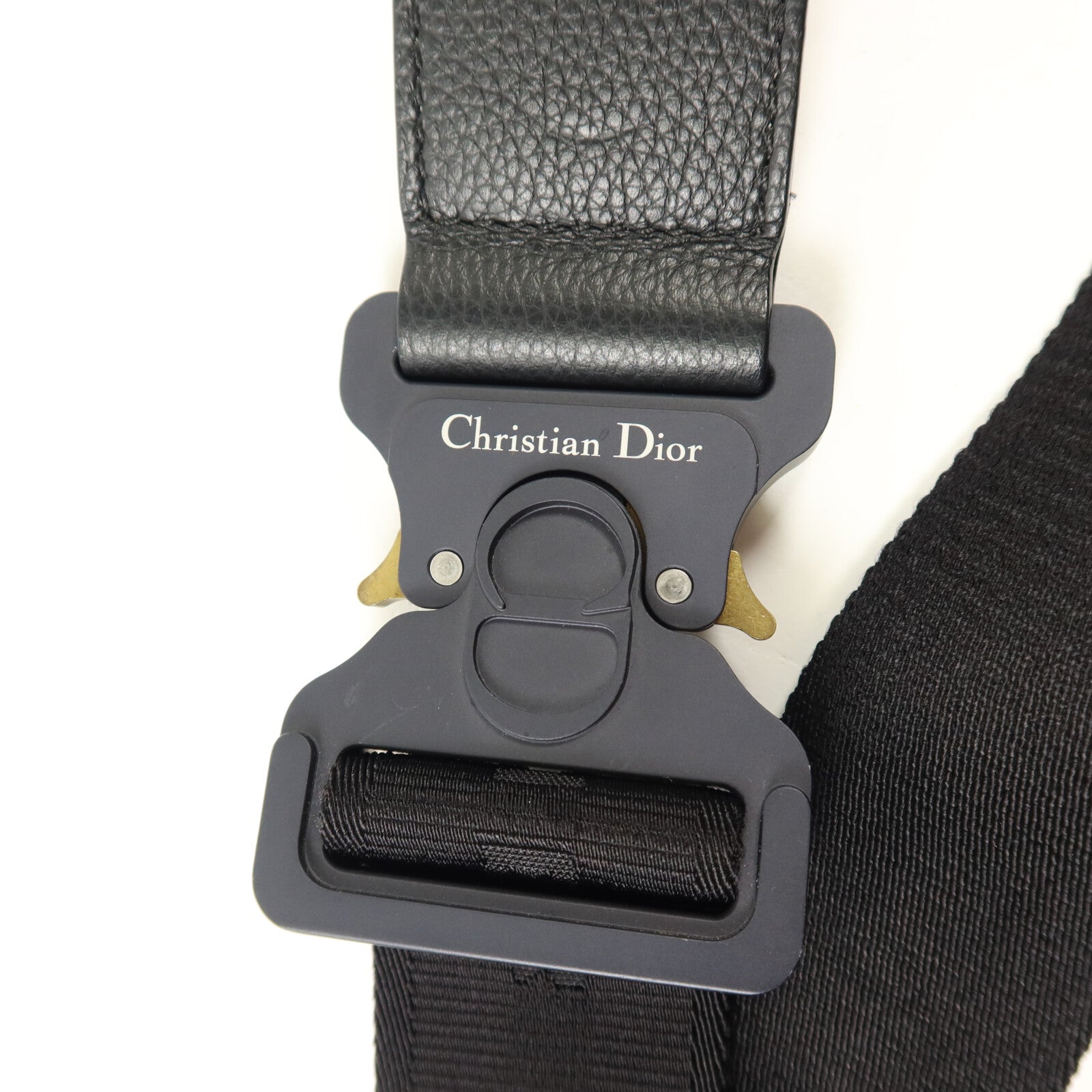 Dior 牛皮皮革Dior x Stussy Saddle Bag肩背袋