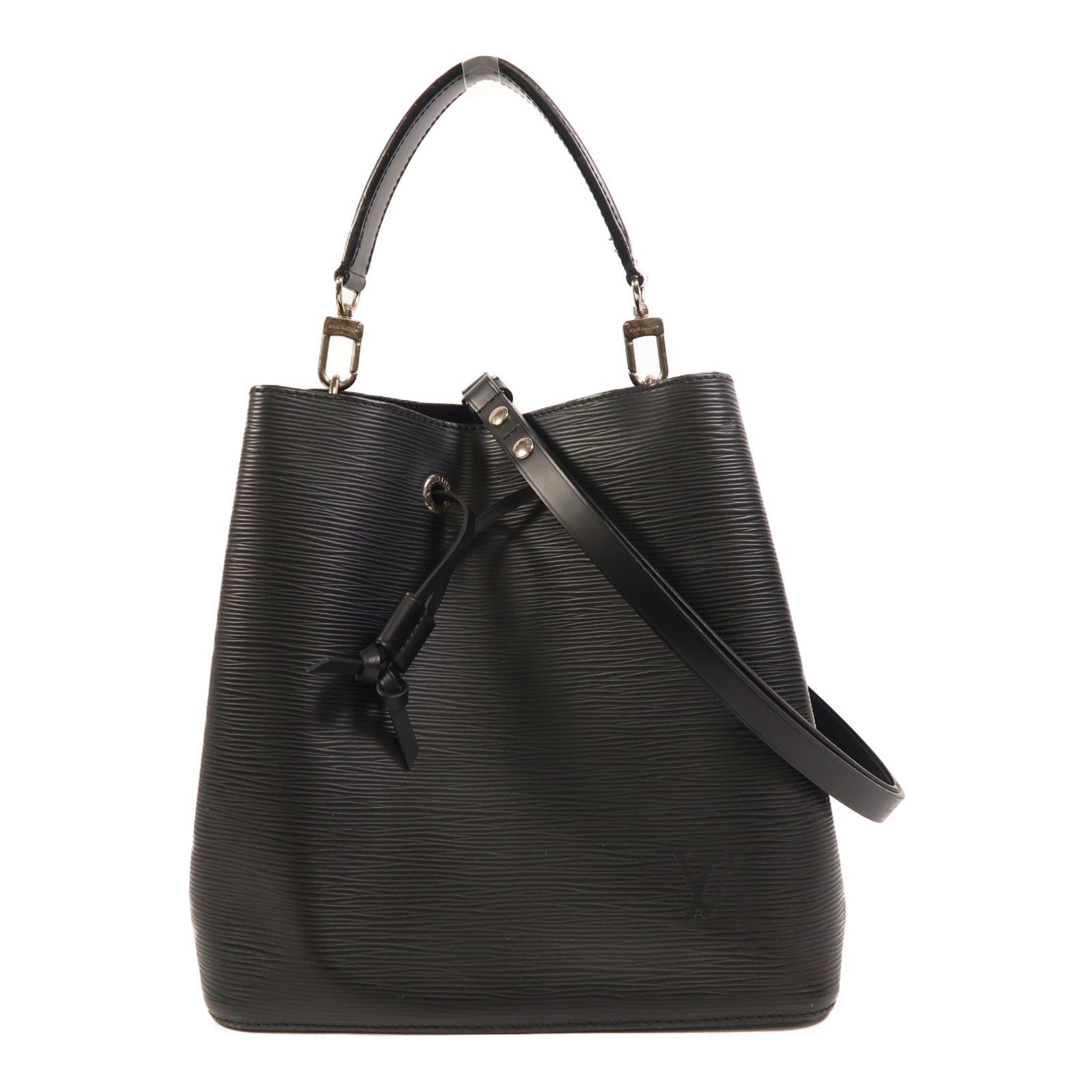 LOUIS VUITTON Epi Neo Noe MM銀扣手挽肩背兩用袋