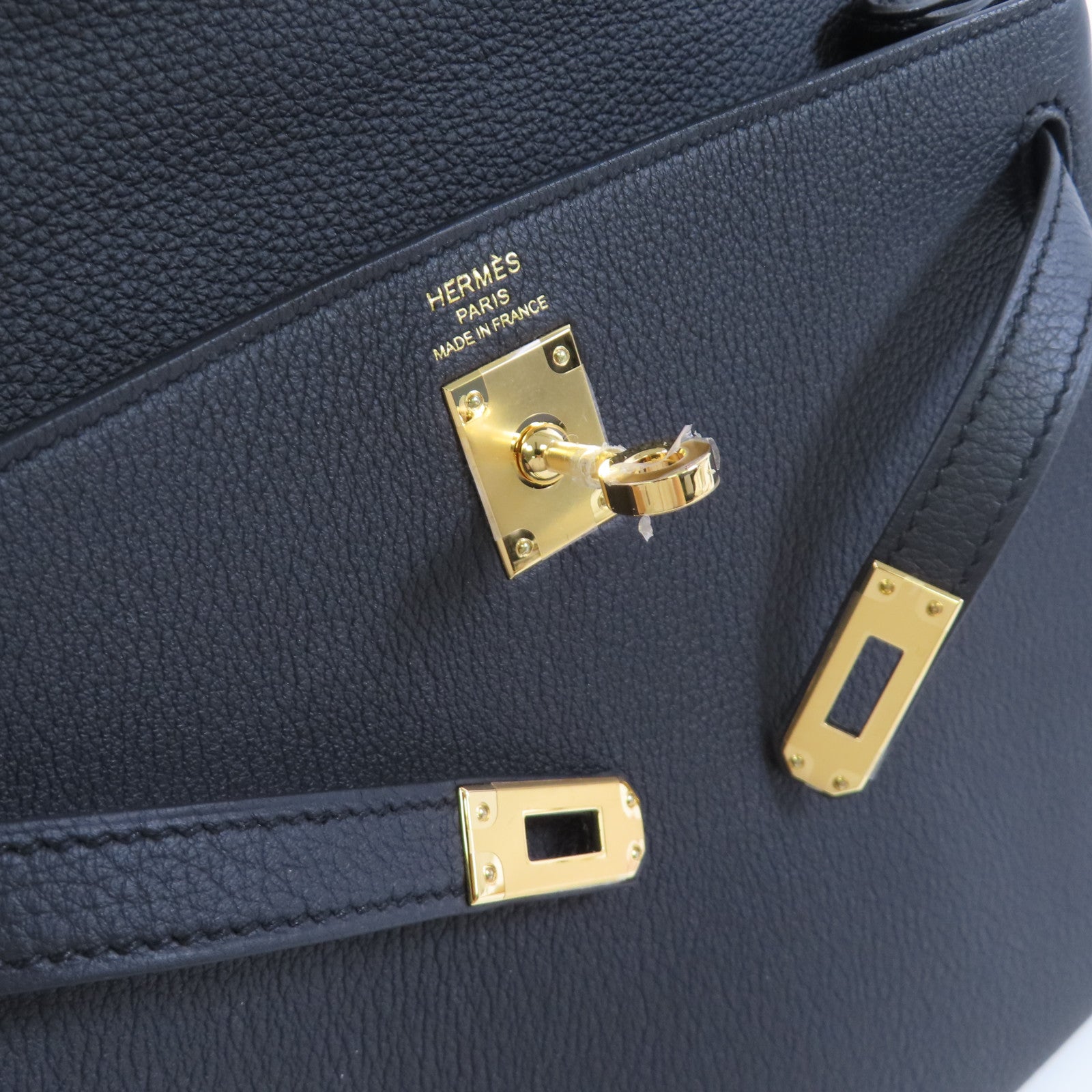 HERMES 【激減優惠】Togo皮革Kelly 25 2Way Hand Bag金扣手挽肩背兩用袋