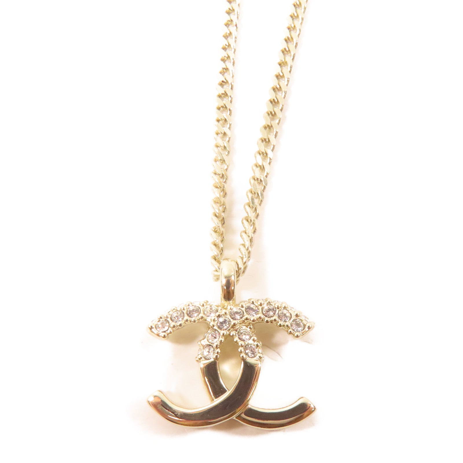 CHANEL 金屬Necklace項鍊金色