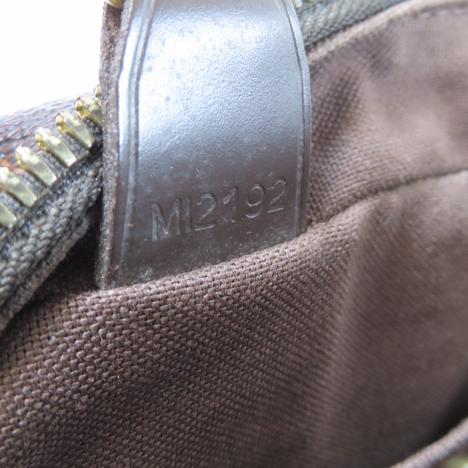 LOUIS VUITTON Damier Shelton GM金扣肩背袋啡色