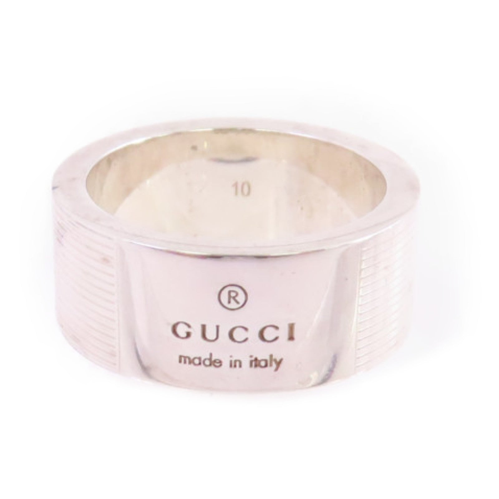 GUCCI 925純銀Sliver Ring戒指Gucci#10/US#5