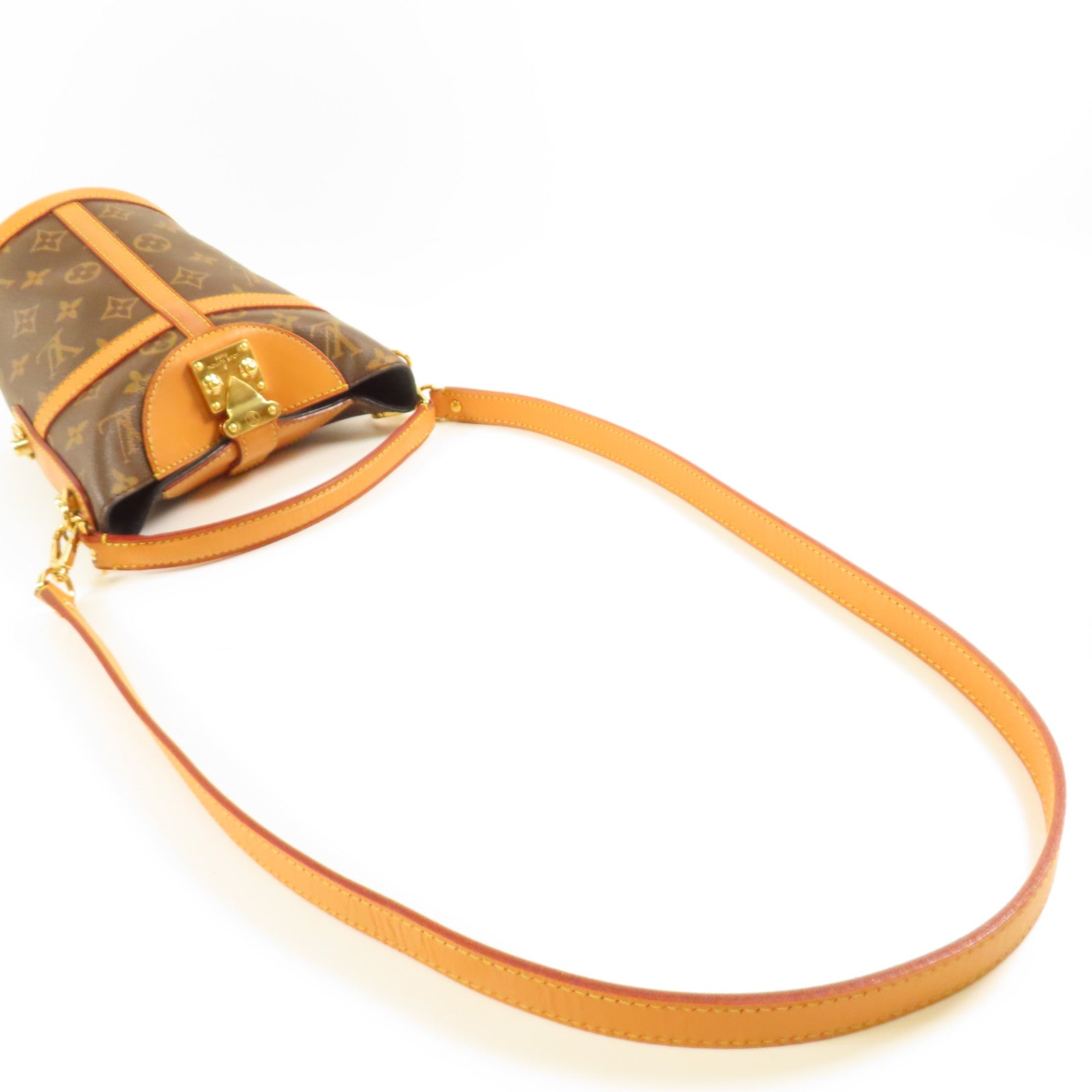 LOUIS VUITTON LV GHW Duffle 2 Way Shoulder Bag Handbag M43587 Monogram Brown