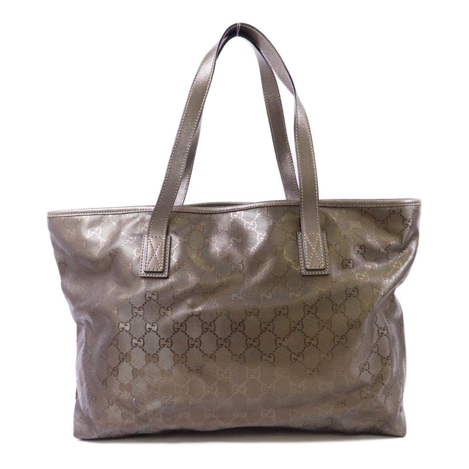 GUCCI 塗層帆布Shoulder Tote肩背袋/手挽袋