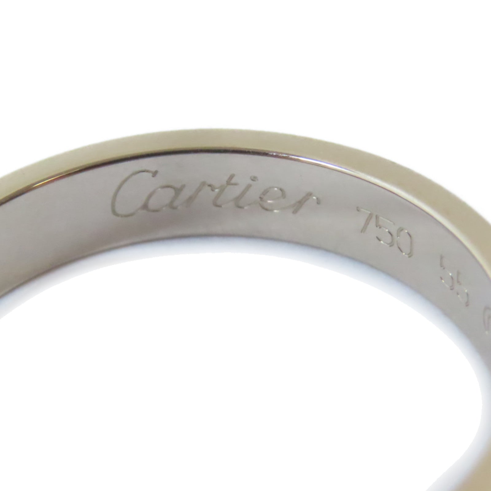 CARTIER 18K白金Mini Love Ring戒指Cartier#55/US#7