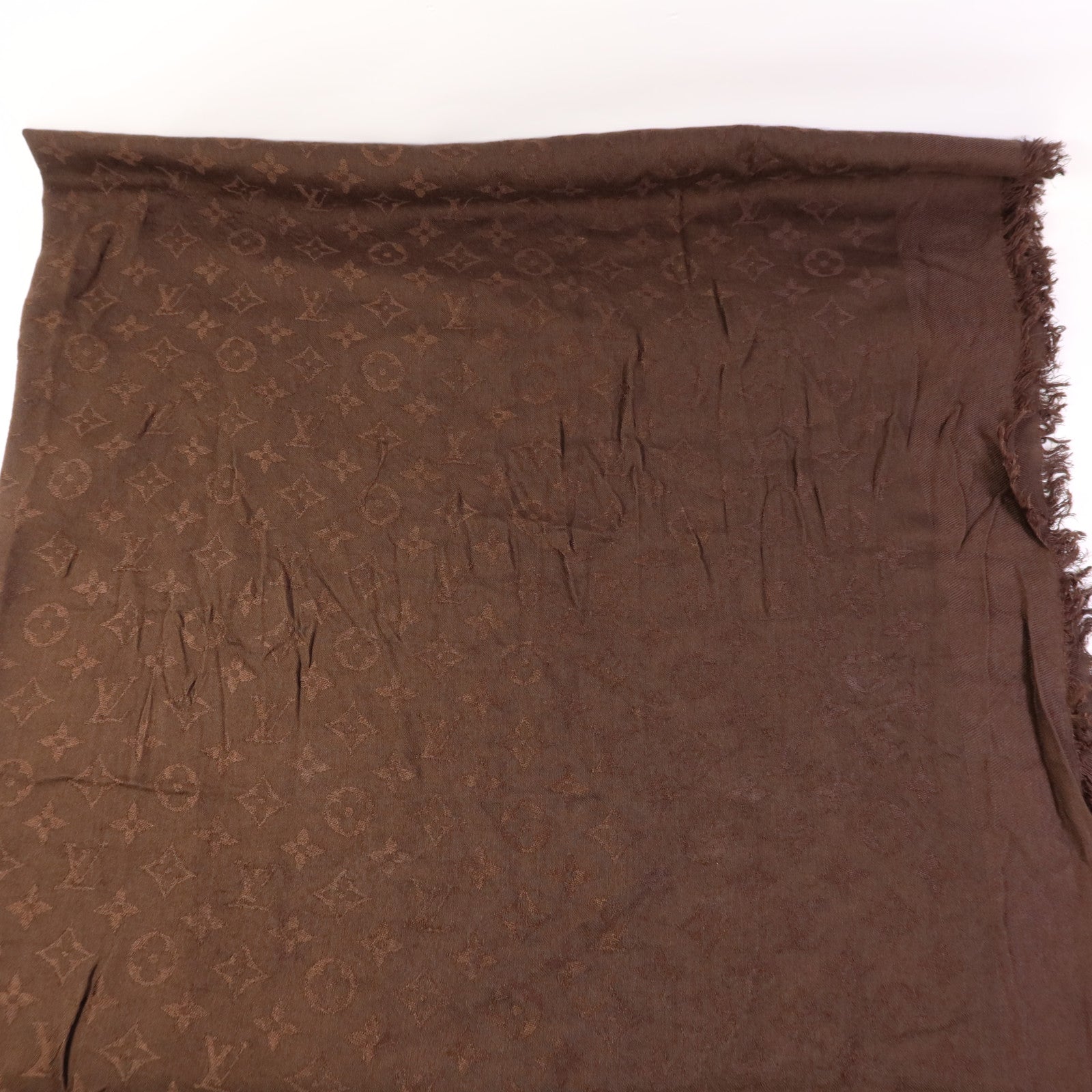 LOUIS VUITTON 絲質/羊毛Scarf頸巾