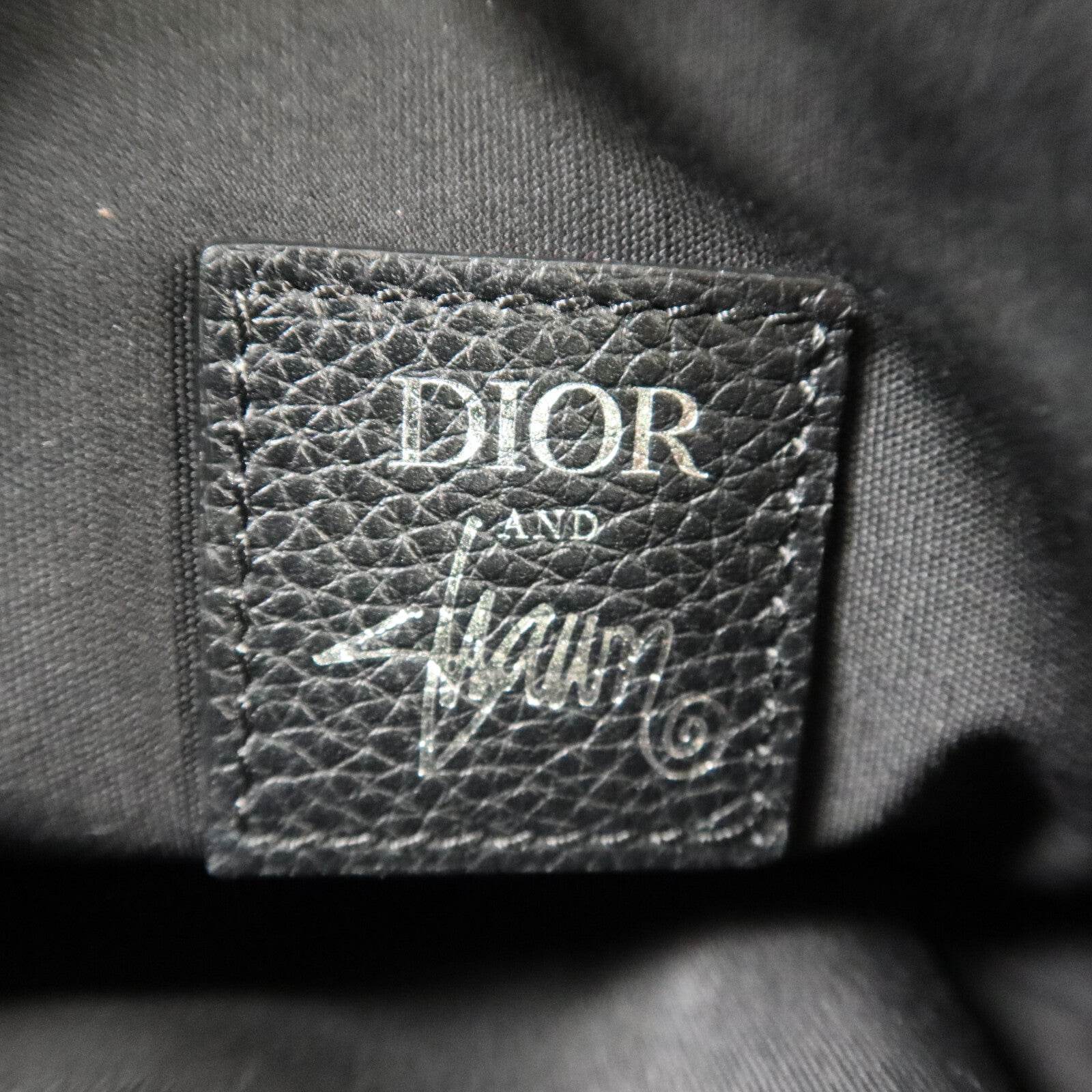 Dior 牛皮皮革Dior x Stussy Saddle Bag肩背袋