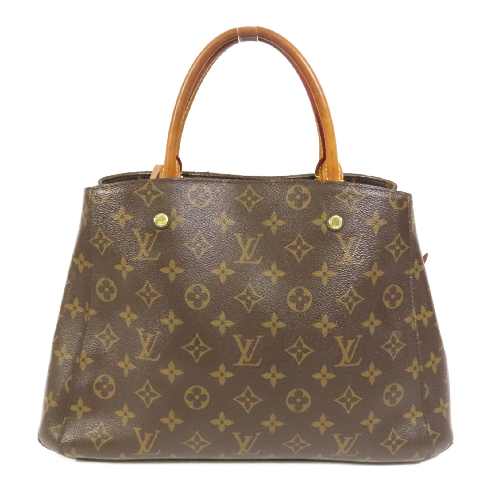LOUIS VUITTON Monogram Montaigne MM金扣手挽肩背兩用袋