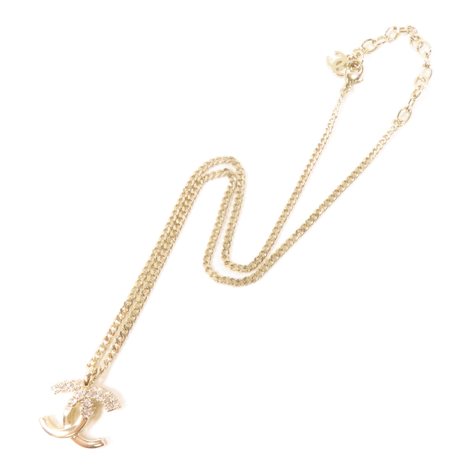 CHANEL 金屬Necklace項鍊金色