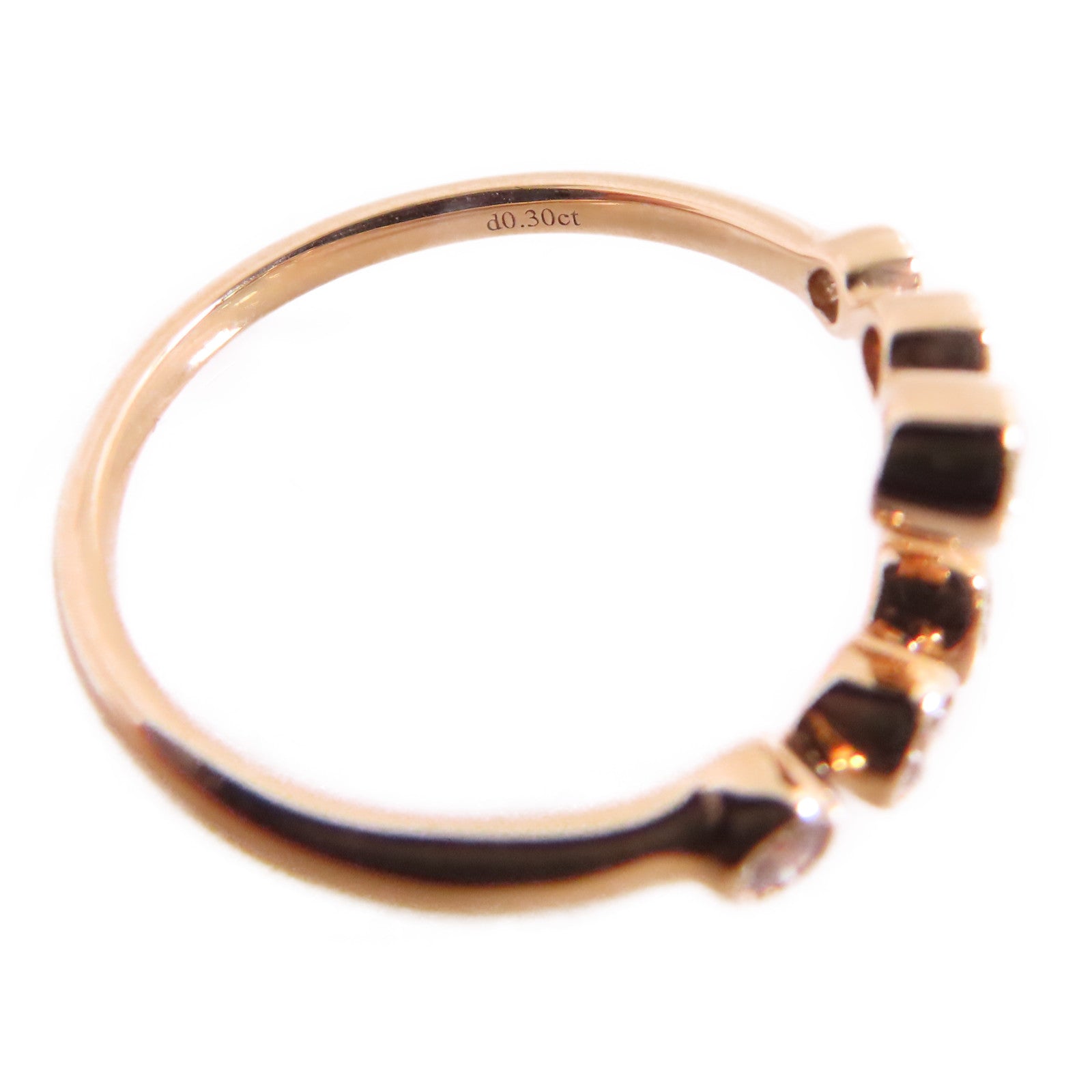 JEWELRY 18K玫瑰金/鑽石Diamond Ring戒指US#5.75