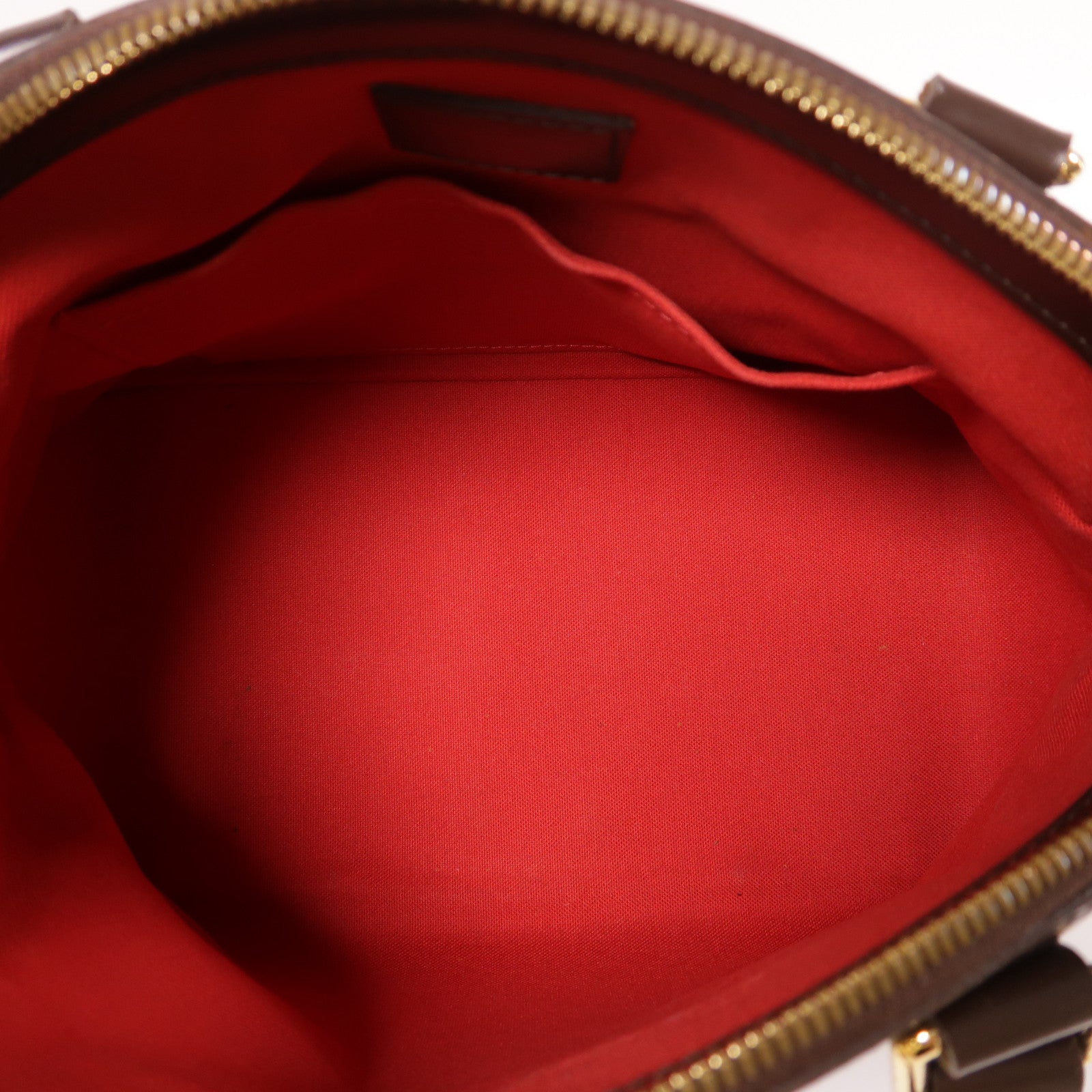 LOUIS VUITTON Damier Verona PM金扣肩背袋棕色