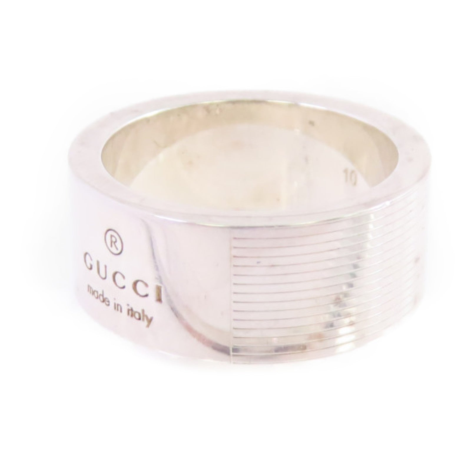 GUCCI 925純銀Sliver Ring戒指Gucci#10/US#5