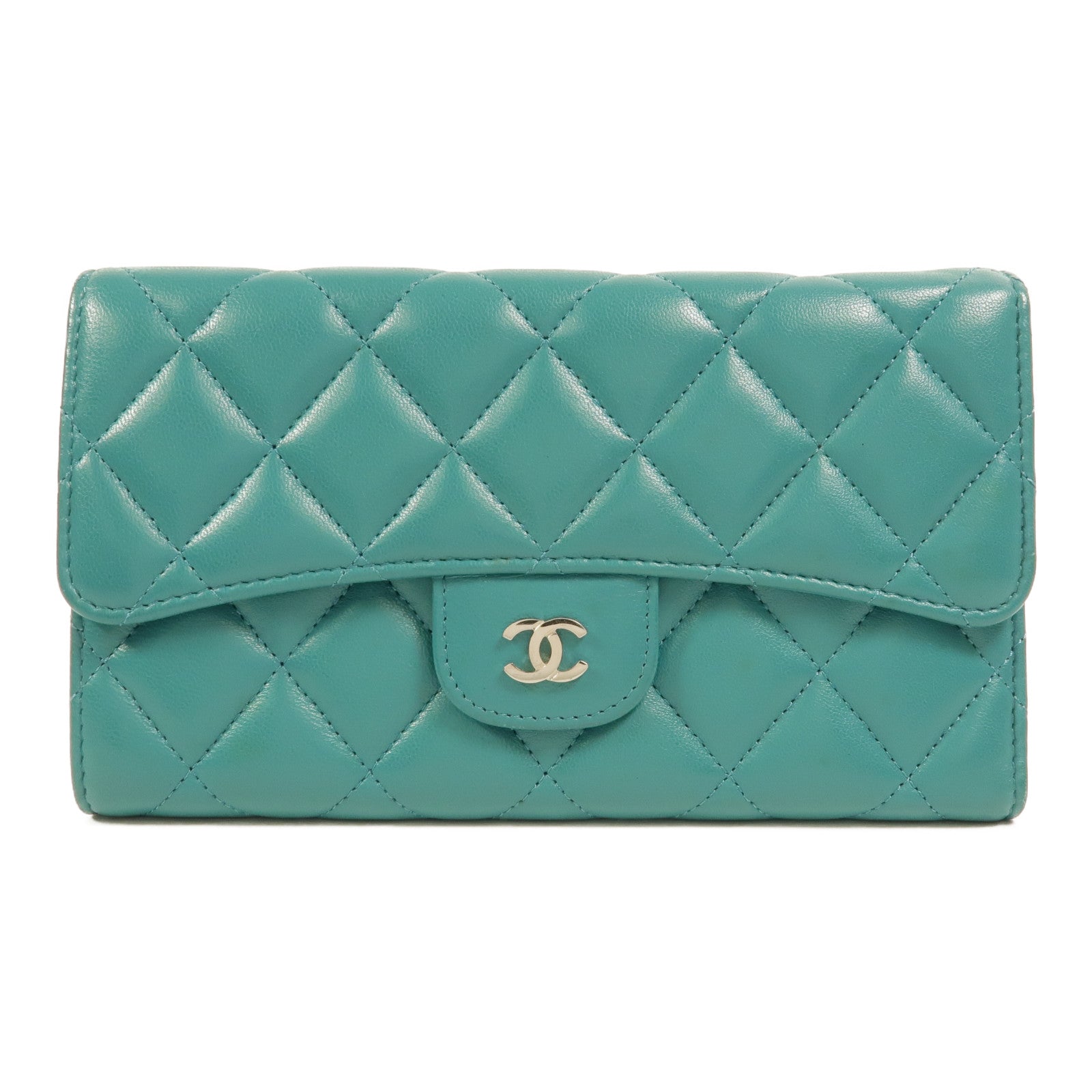 CHANEL 羊皮皮革Long Wallet長錢包