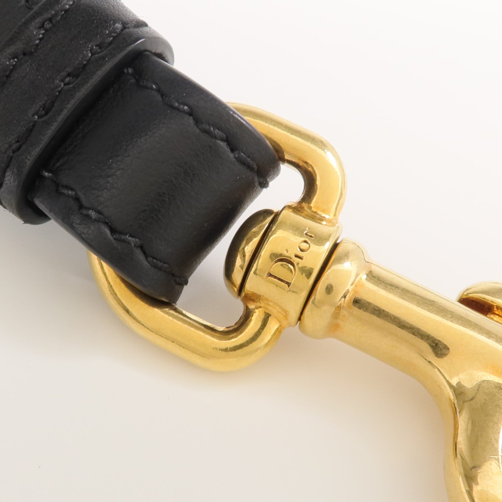 Dior 帆布Strap金扣肩背帶