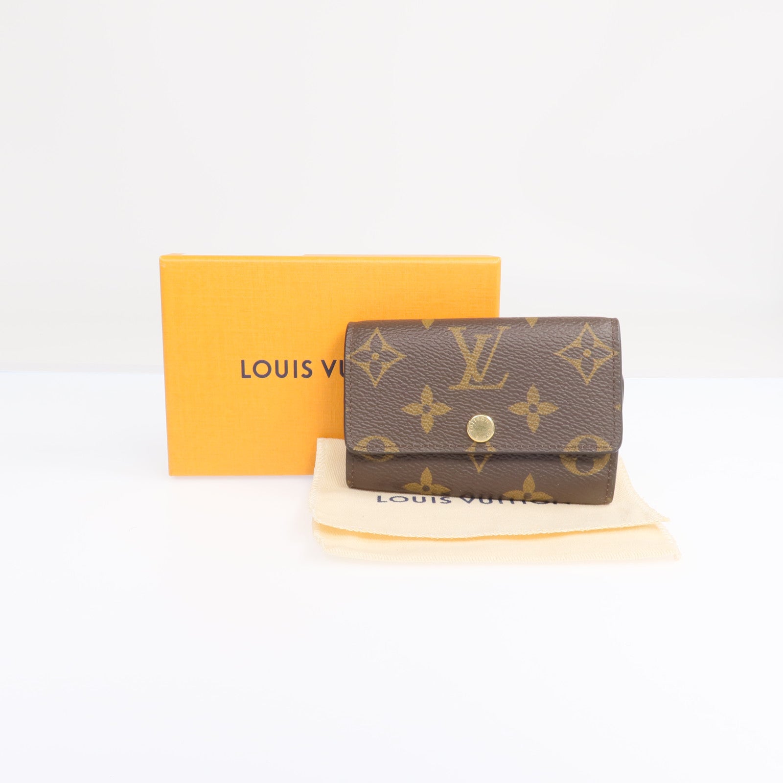 LOUIS VUITTON Monogram 6 Key Holder金扣鎖匙包