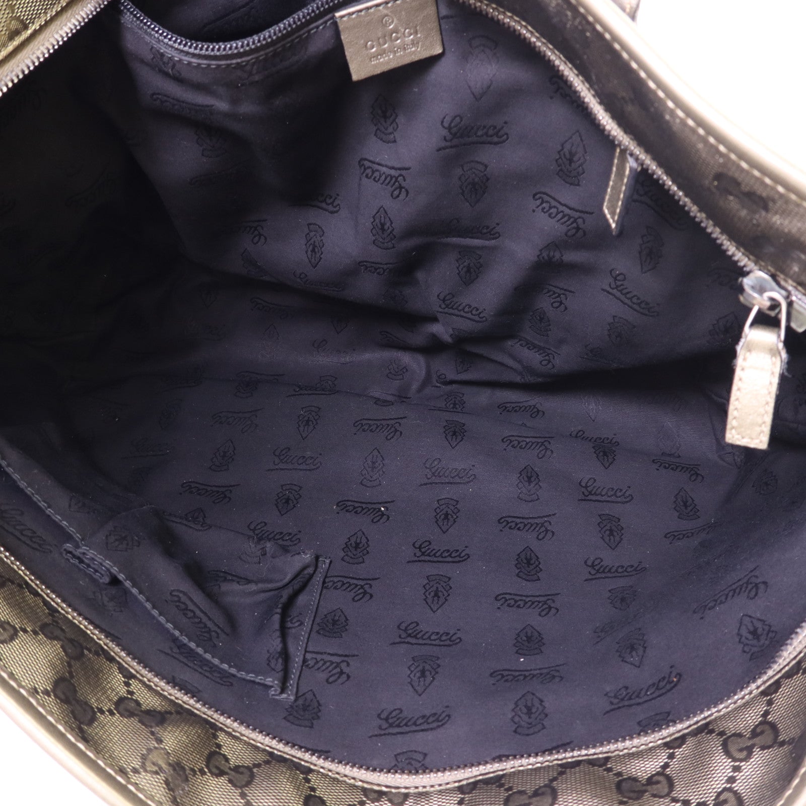 GUCCI 塗層帆布Shoulder Tote肩背袋/手挽袋