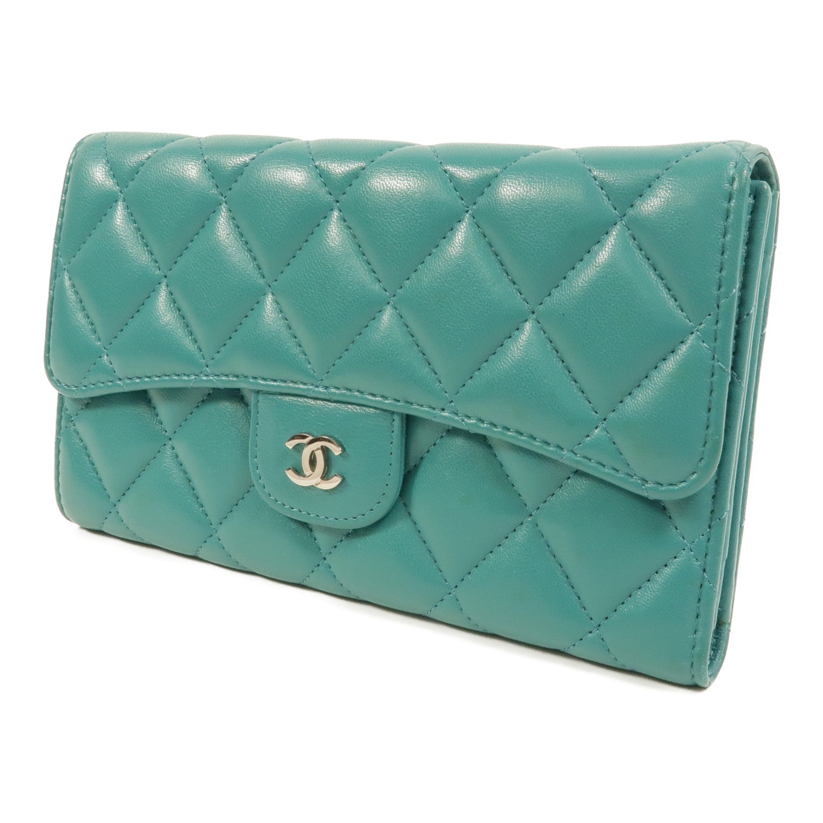 CHANEL 羊皮皮革Long Wallet長錢包