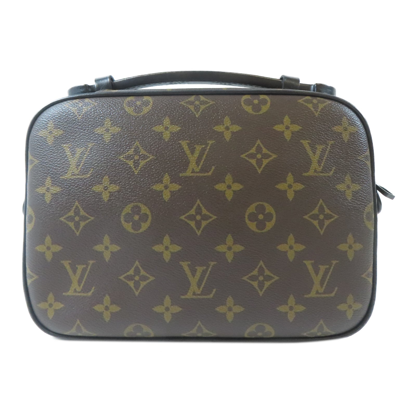 LOUIS VUITTON Monogram Slock Messenger黑扣手挽肩背兩用袋啡色
