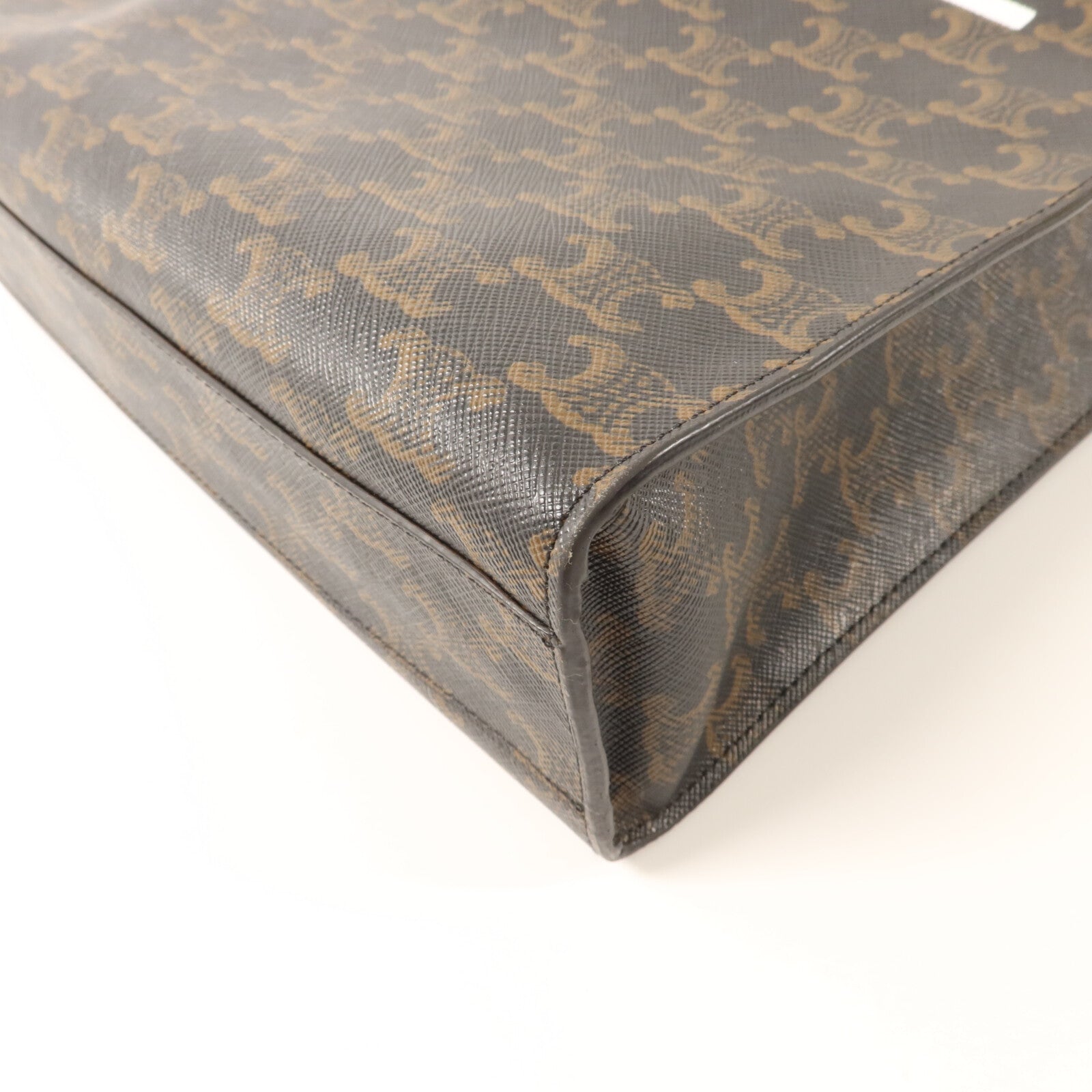 CELINE 塗層帆布Triomphe Cabas Tote手挽肩背兩用袋