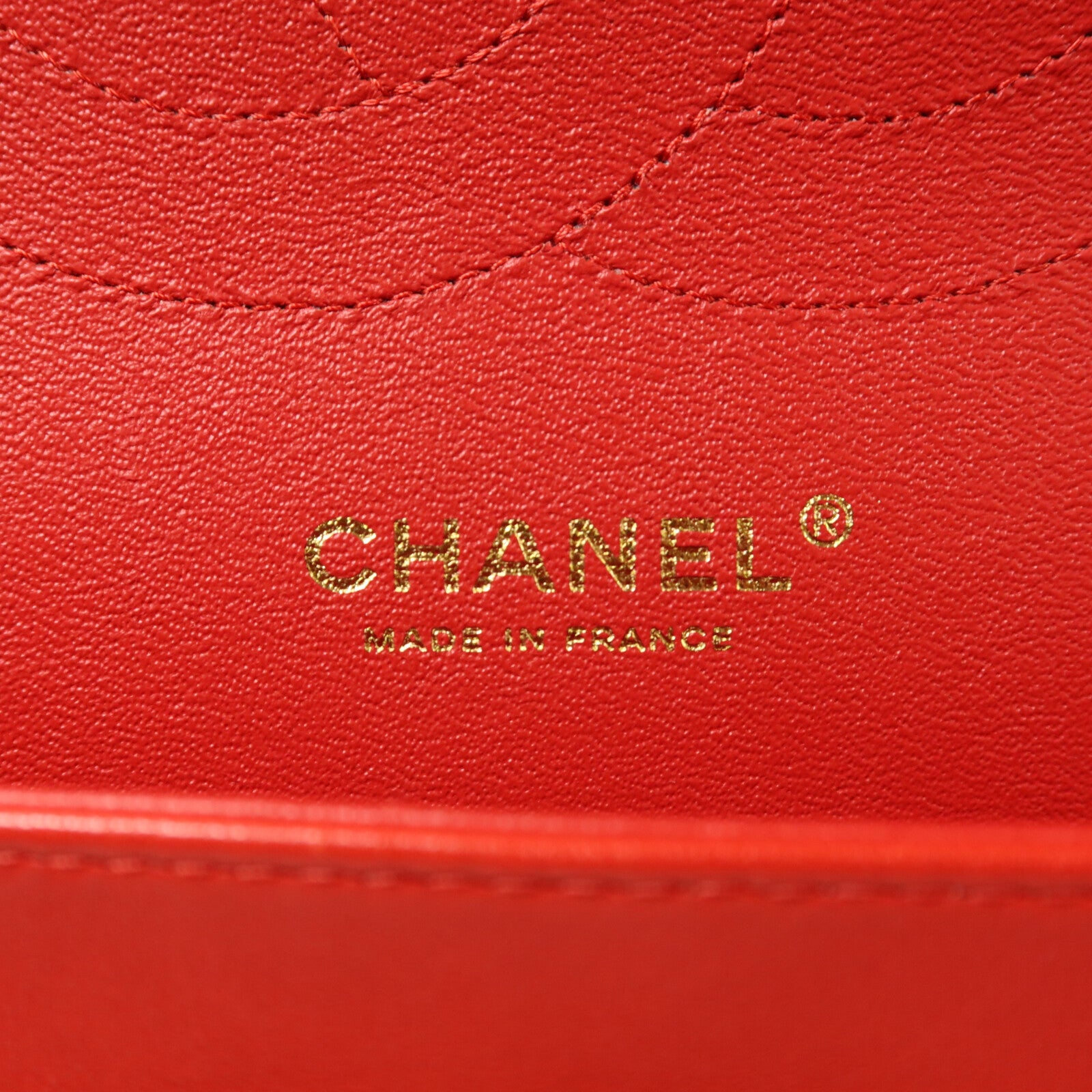 CHANEL 羊皮皮革Large Classic金扣鏈帶肩背袋