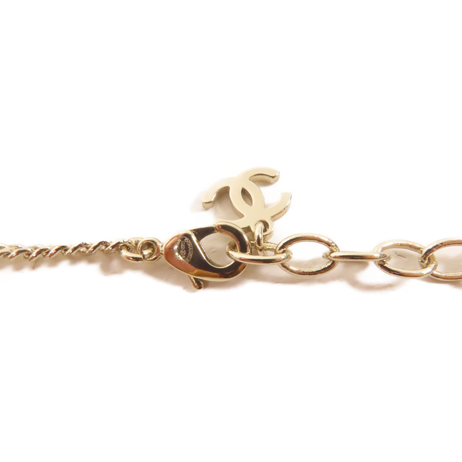 CHANEL 金屬Necklace項鍊金色