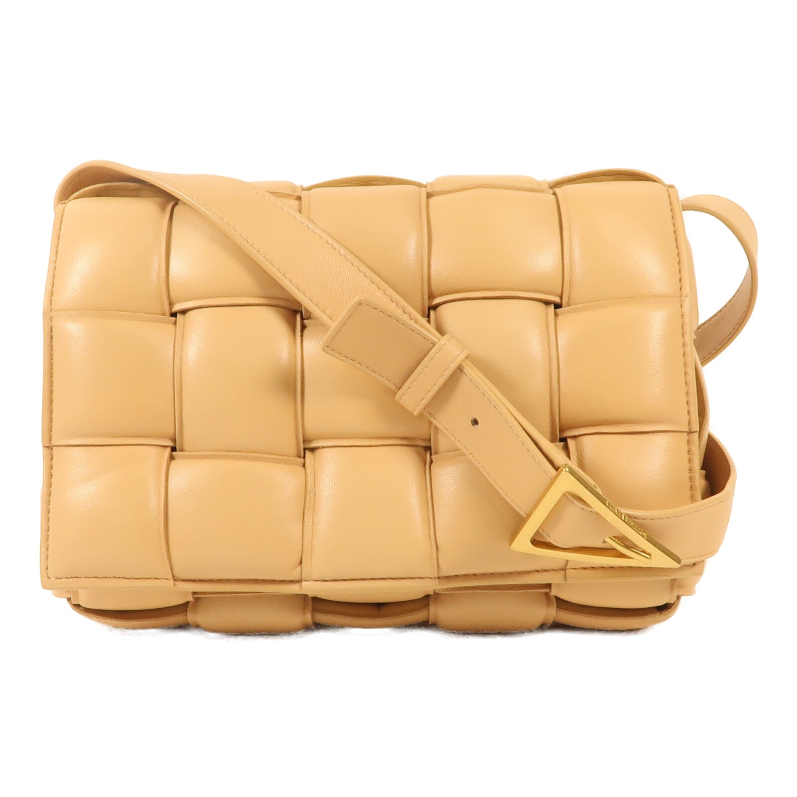 BOTTEGA VENETA 羊皮皮革Padded Cassette金扣肩背袋