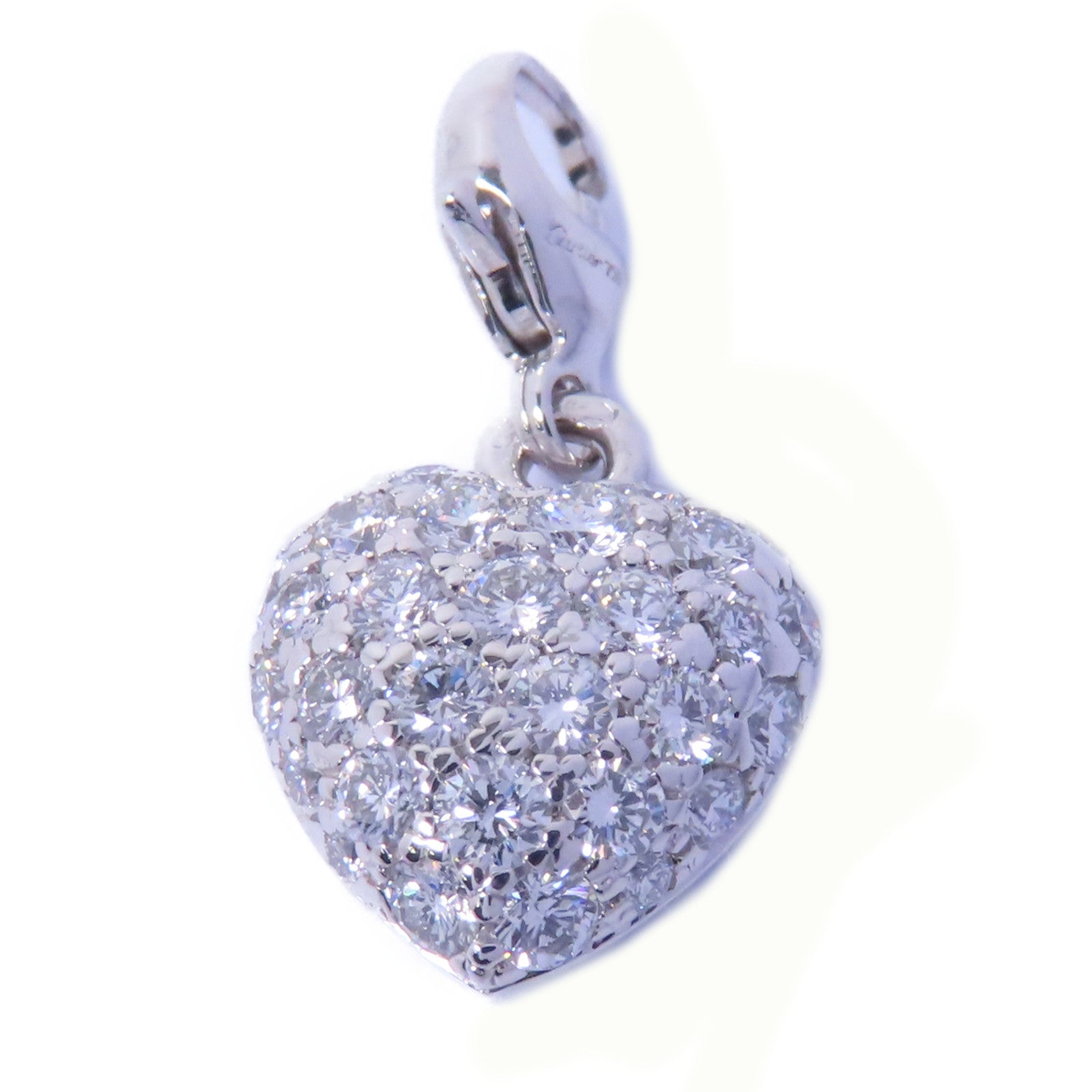 CARTIER 【激減優惠】18K白金Diamond Pendant鑽石吊墜