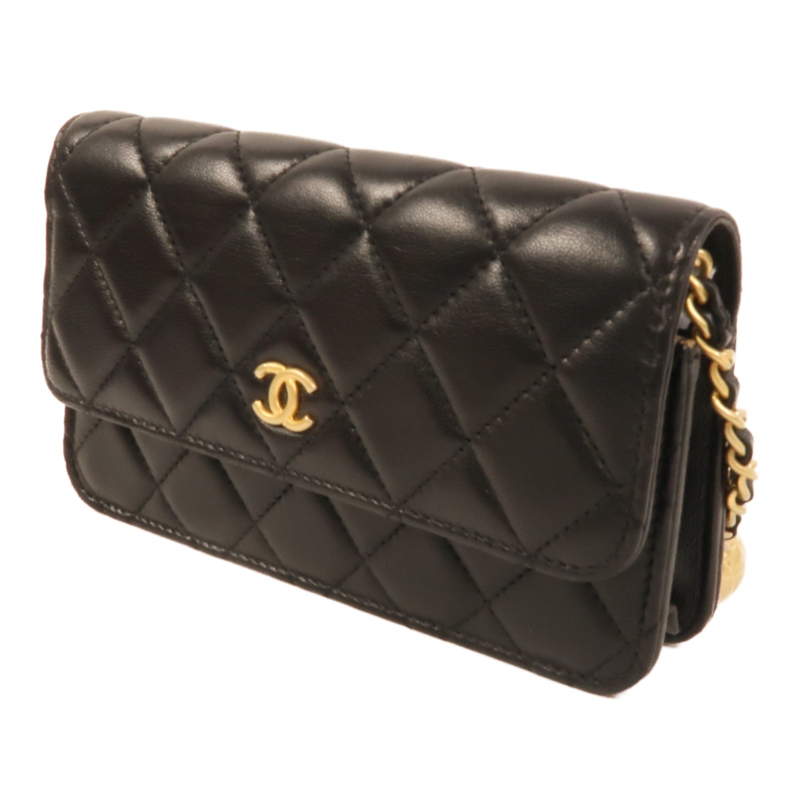 CHANEL 羊皮皮革Phone Bag肩背袋