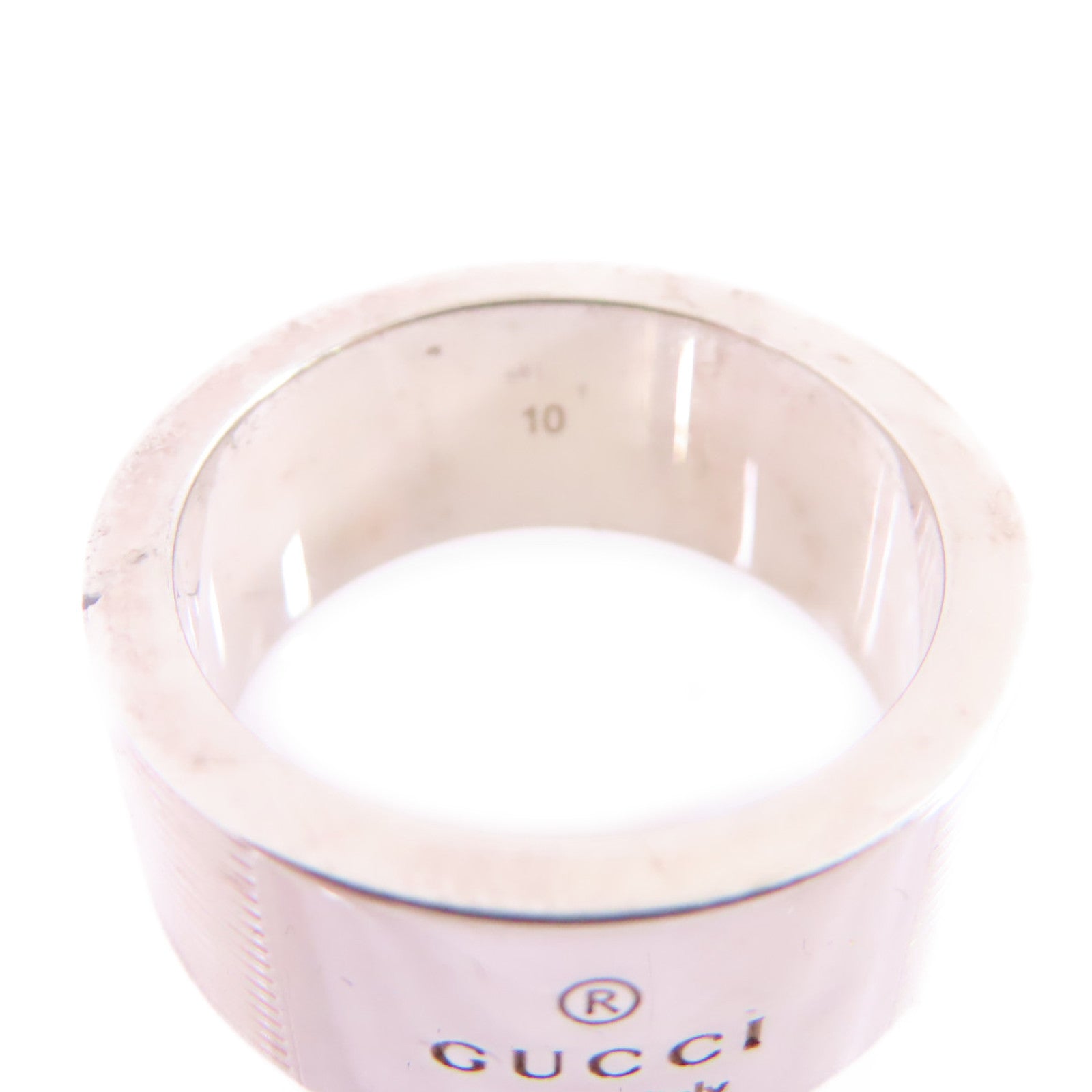 GUCCI 925純銀Sliver Ring戒指Gucci#10/US#5