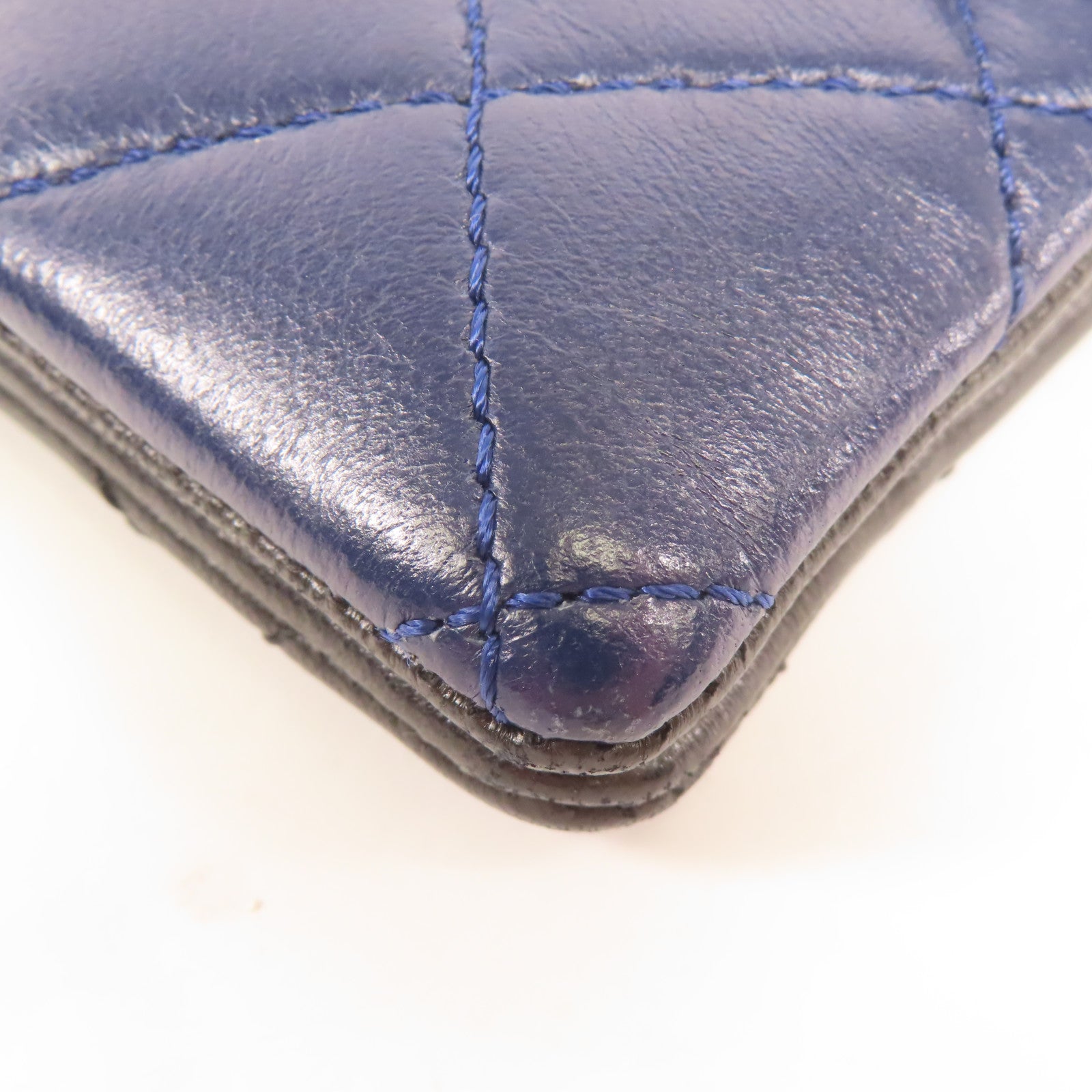 CHANEL 羊皮皮革Colorblock Pagoda Flap金扣鏈帶肩背袋