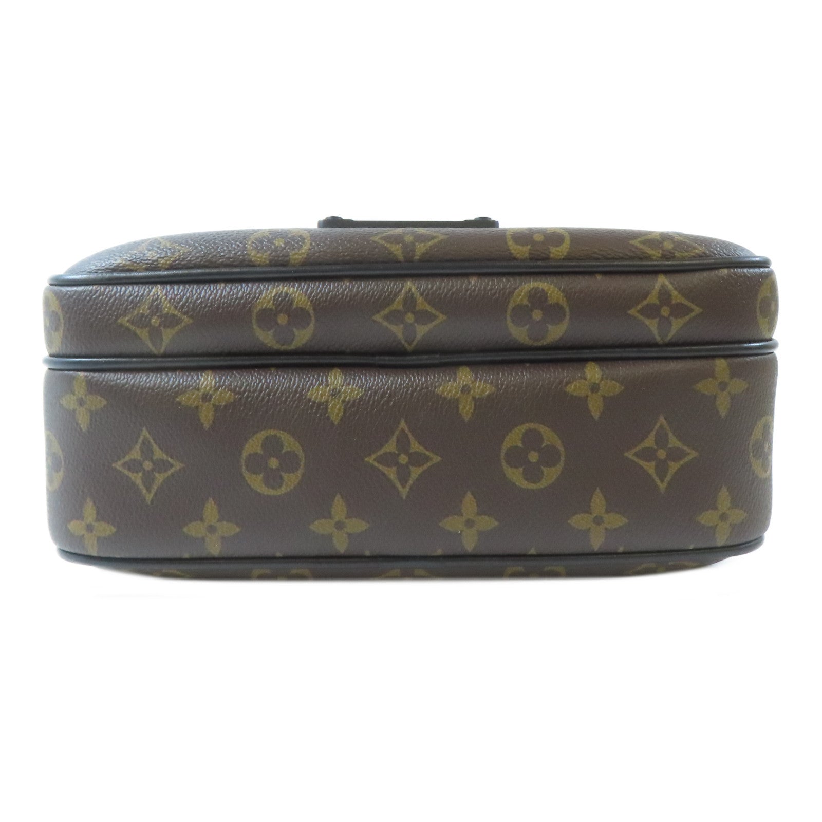 LOUIS VUITTON Monogram Slock Messenger黑扣手挽肩背兩用袋啡色