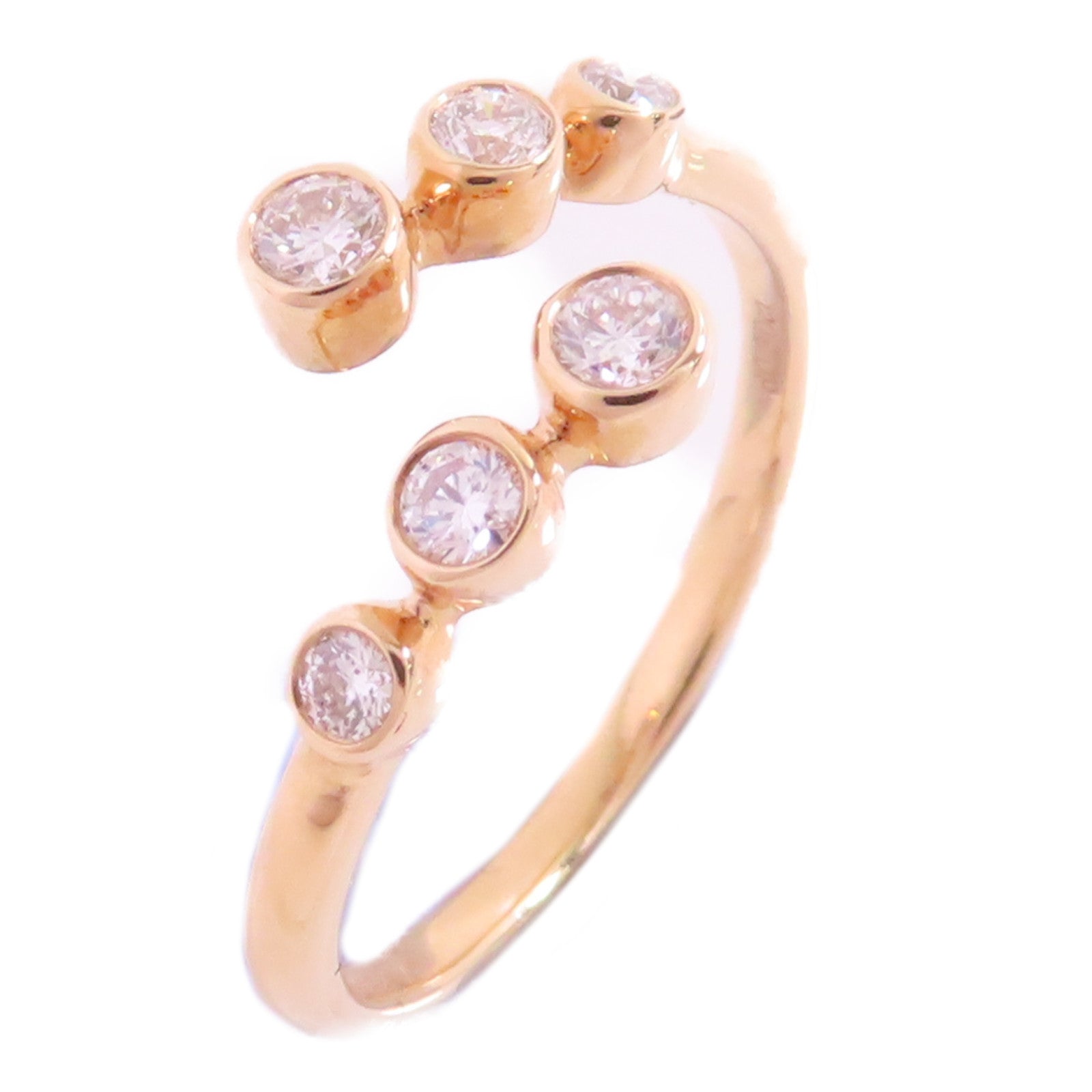 JEWELRY 18K玫瑰金/鑽石Diamond Ring戒指US#5.75