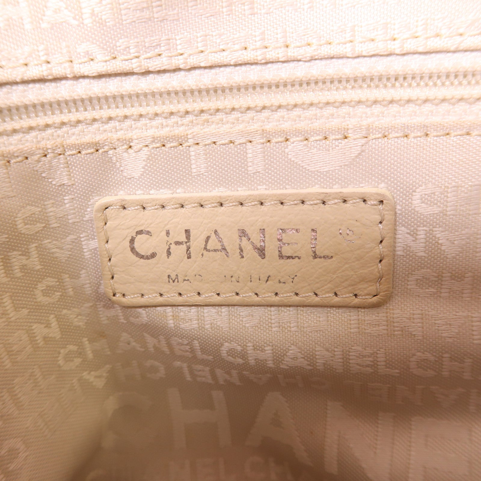 CHANEL 羊皮皮革Chain Shoulder Bag銀扣鏈帶肩背袋
