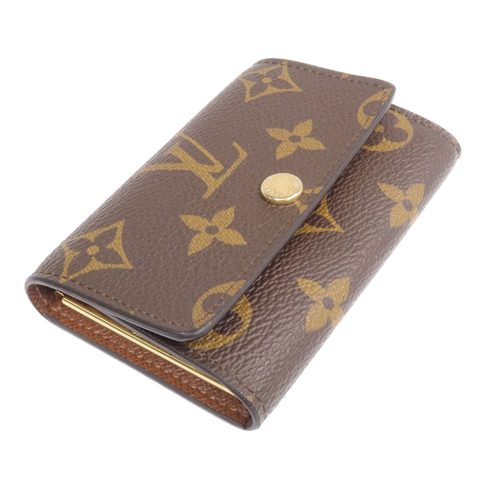 LOUIS VUITTON Monogram 6 Key Holder金扣鎖匙包