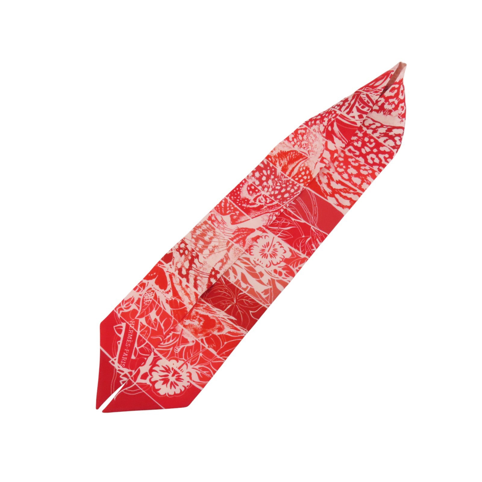 HERMES 絲質Twilly Scarf絲巾