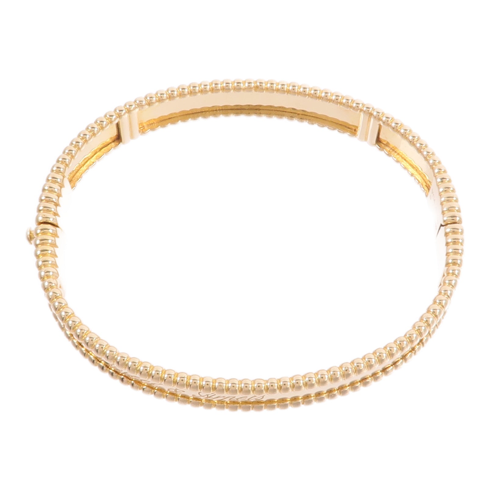 Van Cleef & Arpels 18K黃金Perlee Signature Bracelet手鐲