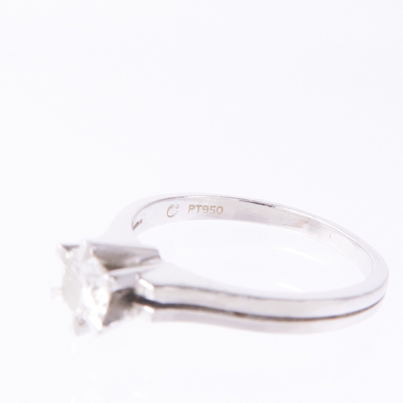 JEWELRY PT950鉑金Diamond Ring鑽石戒指US#4.75