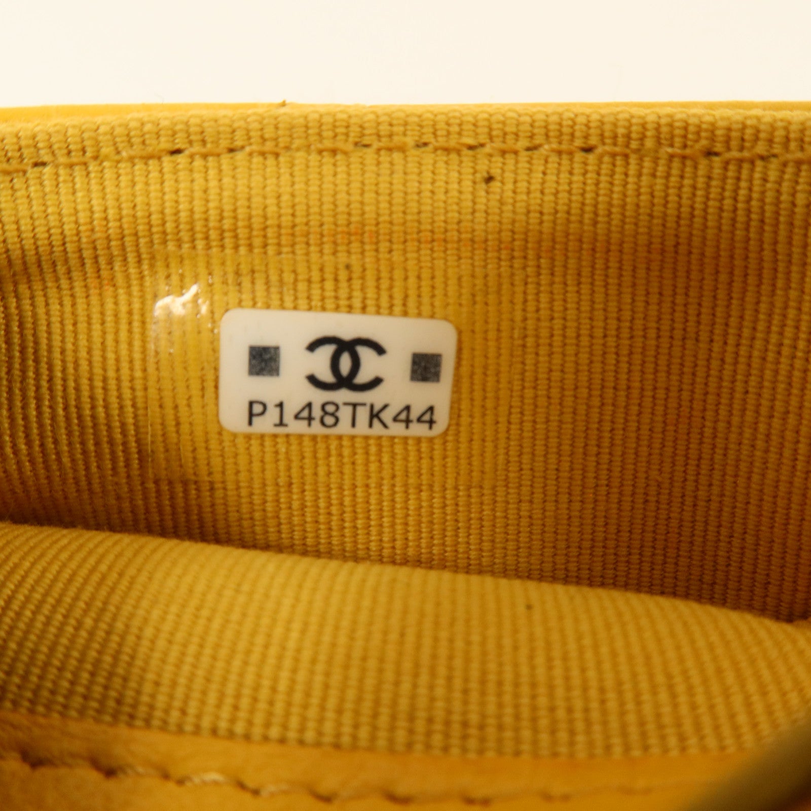 CHANEL 羊皮皮革Zip Card Case金扣卡片套