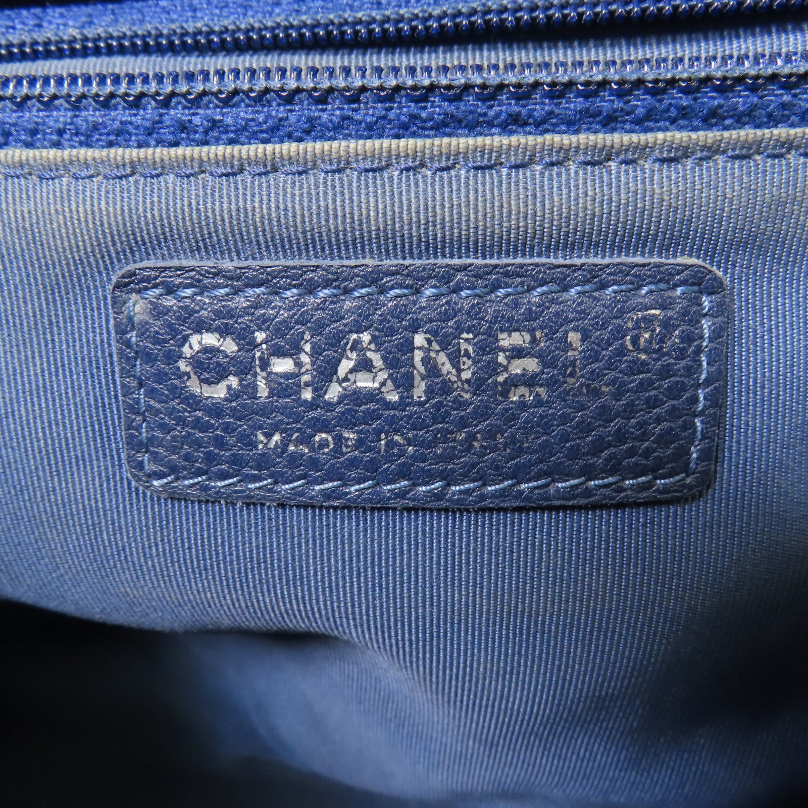 CHANEL 【激減優惠】牛皮皮革Chain Shoulder銀扣鏈帶肩背袋
