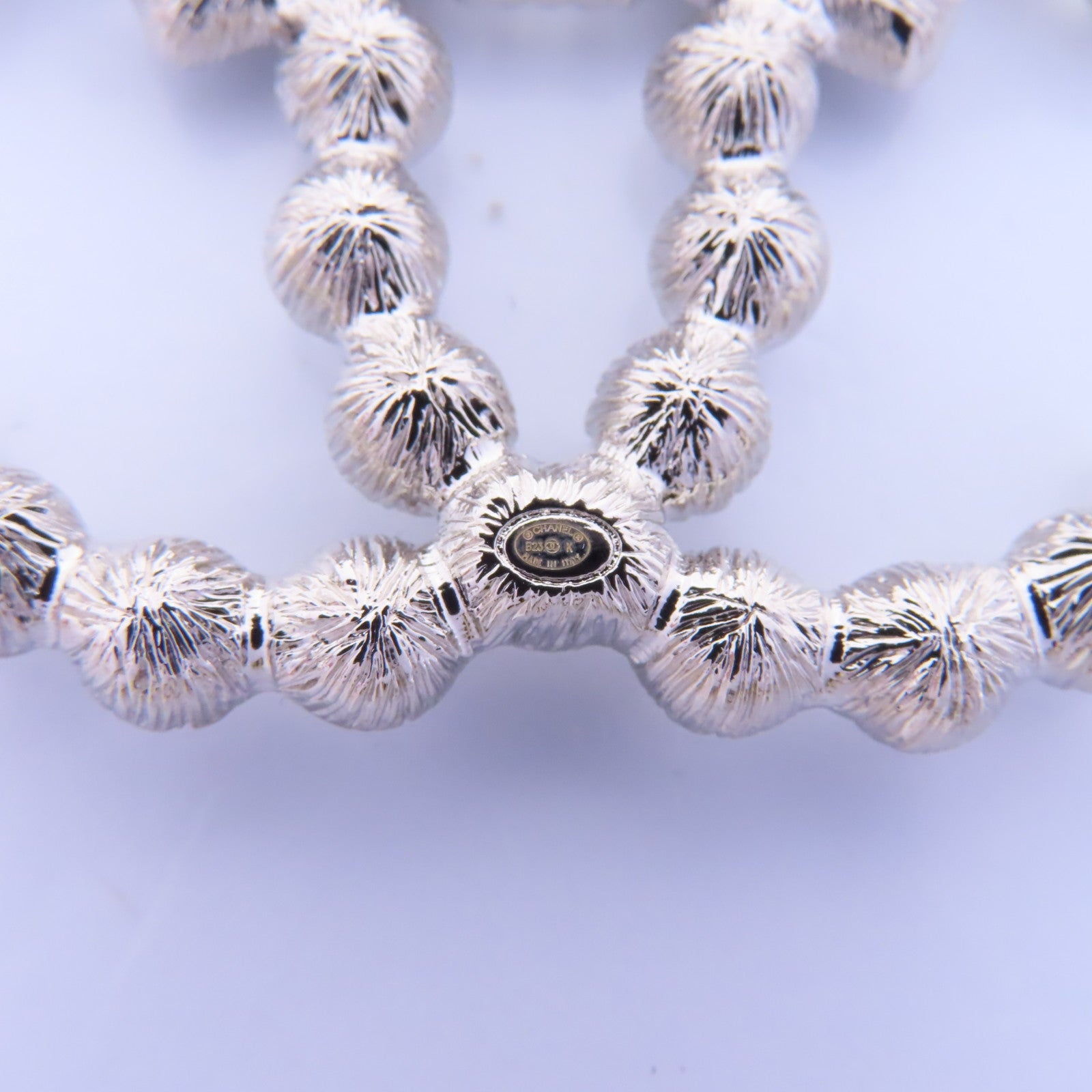 CHANEL PVC/金屬Brooch胸針銀色/白色/黑色
