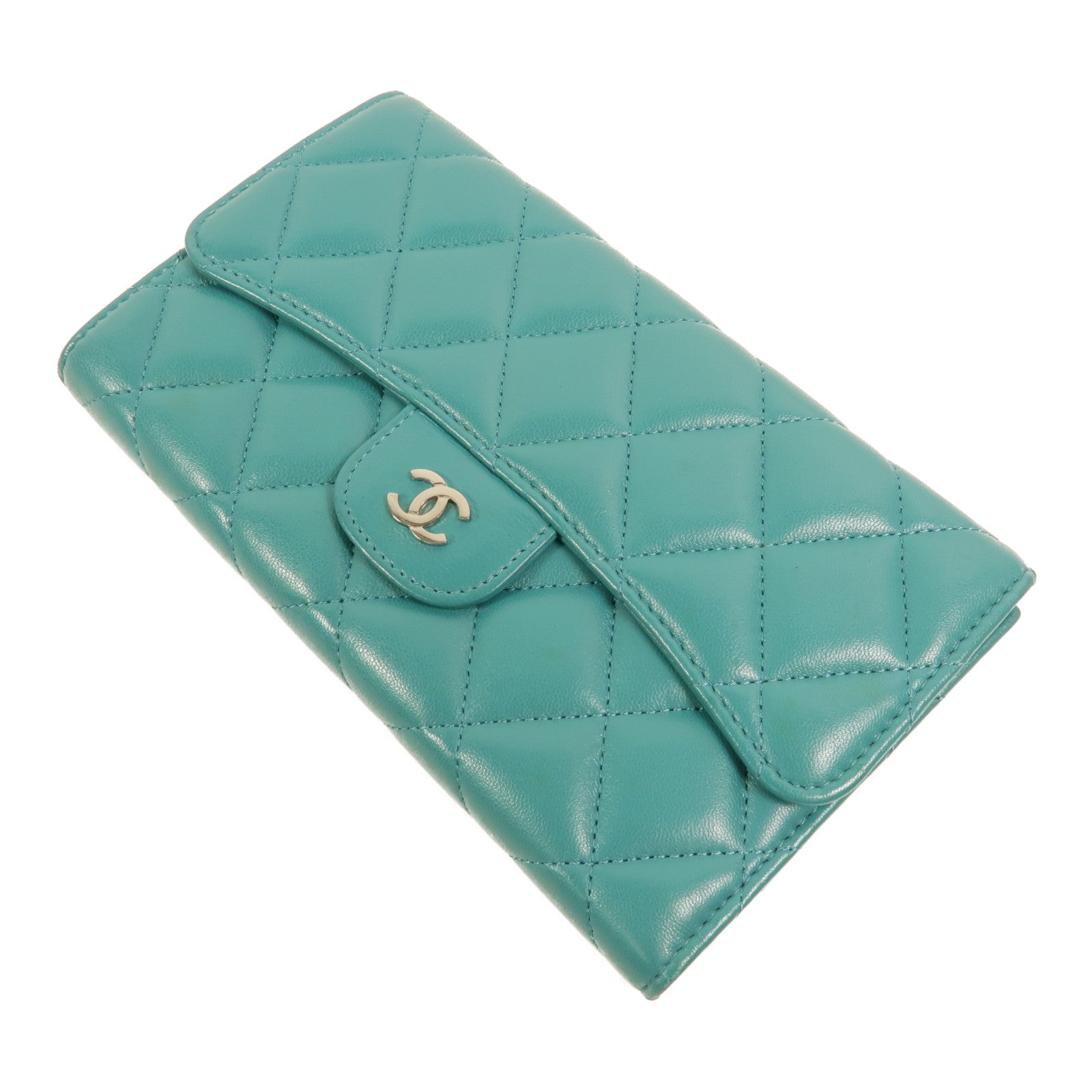 CHANEL 羊皮皮革Long Wallet長錢包