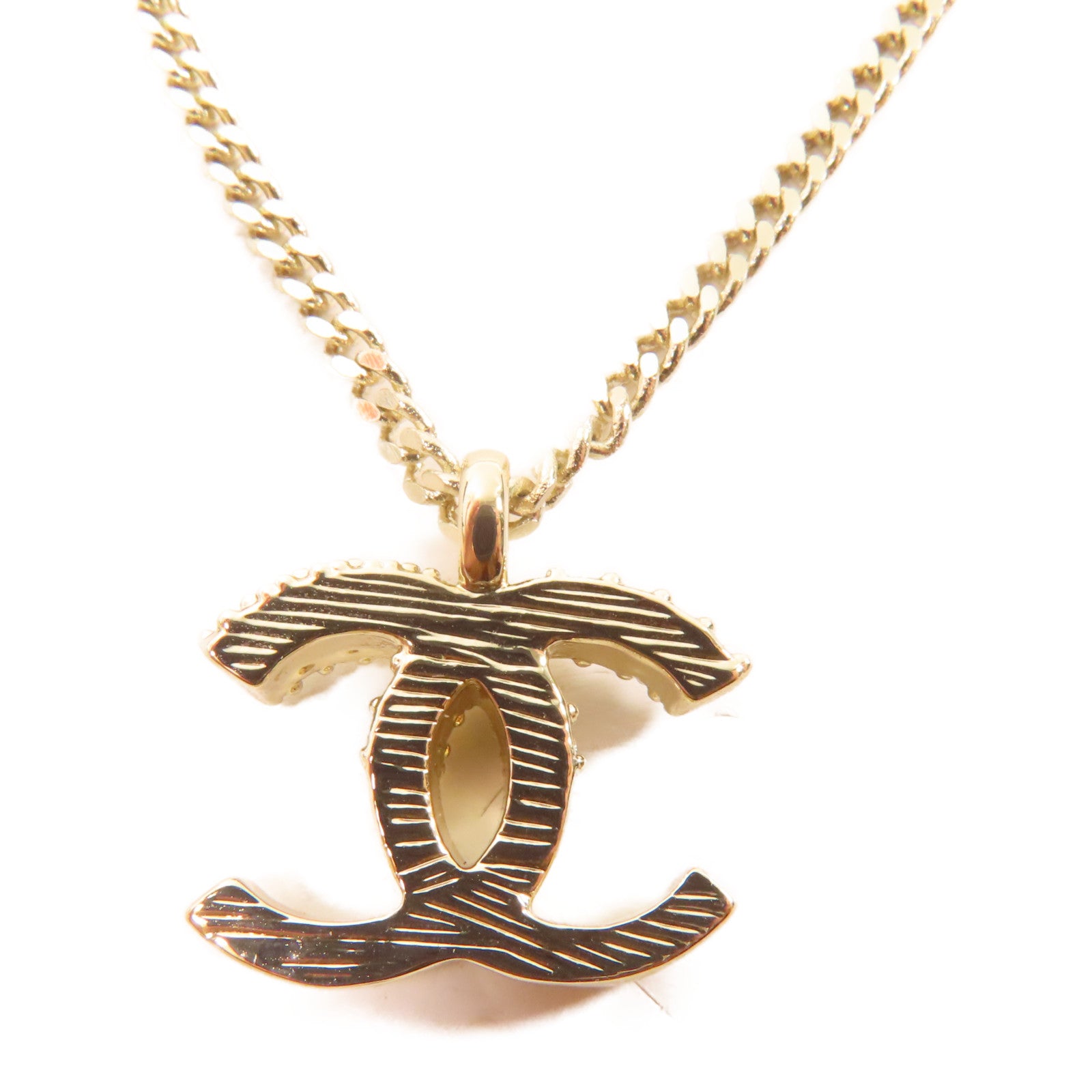 CHANEL 金屬Necklace項鍊金色