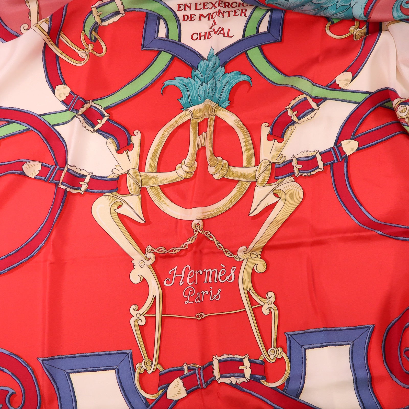 HERMES 絲質Scarf 140X140絲巾